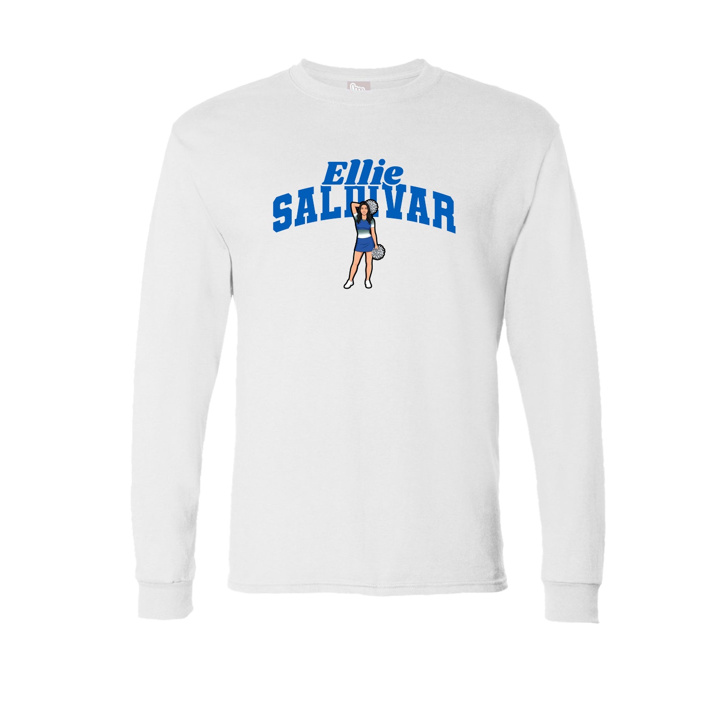 Long Sleeve Tee — Signature Arch in White