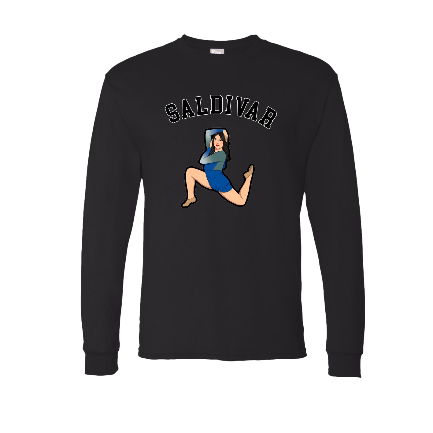 Long Sleeve Tee — Shirsey Arch in Black