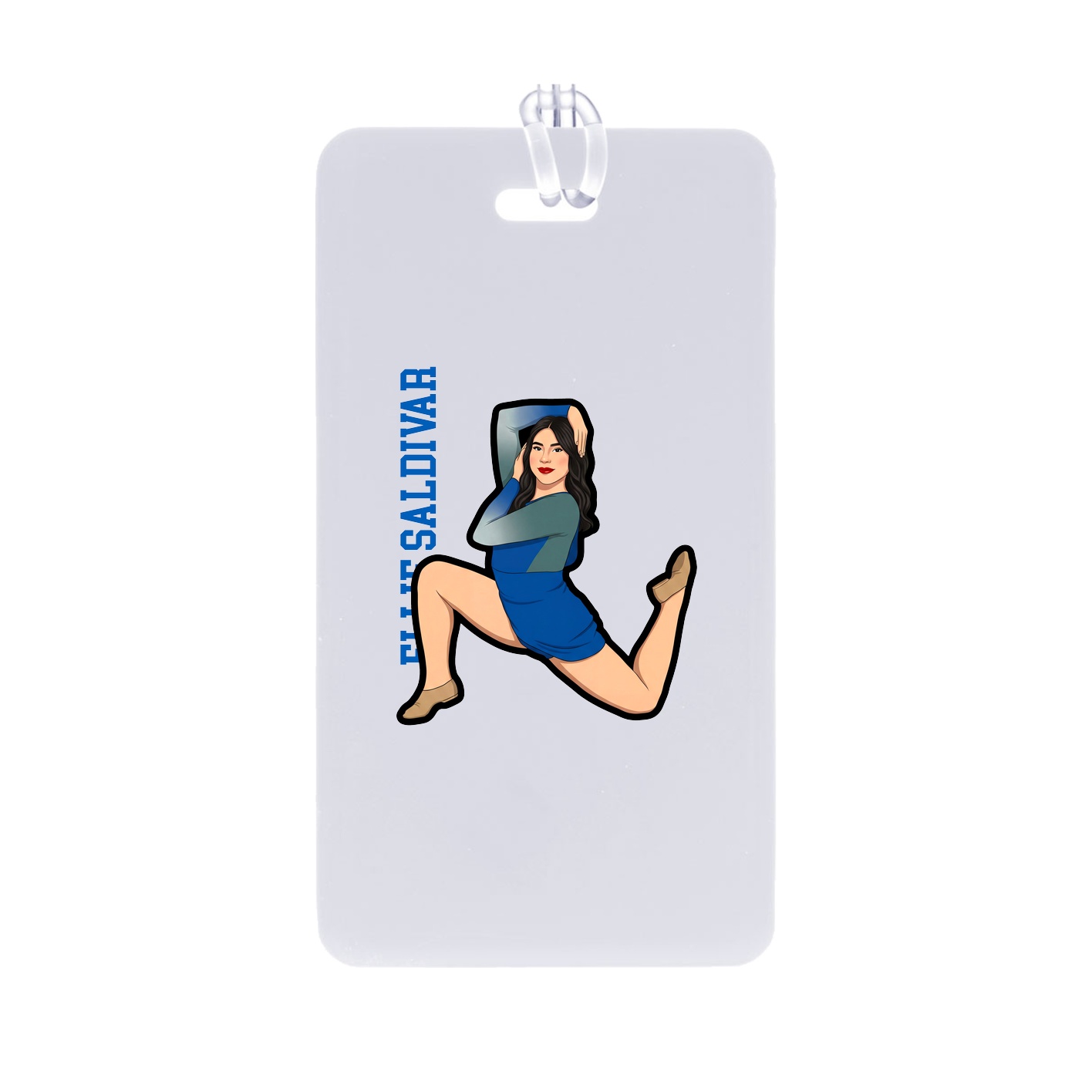 Bag Tag — Name Vertical in Classic