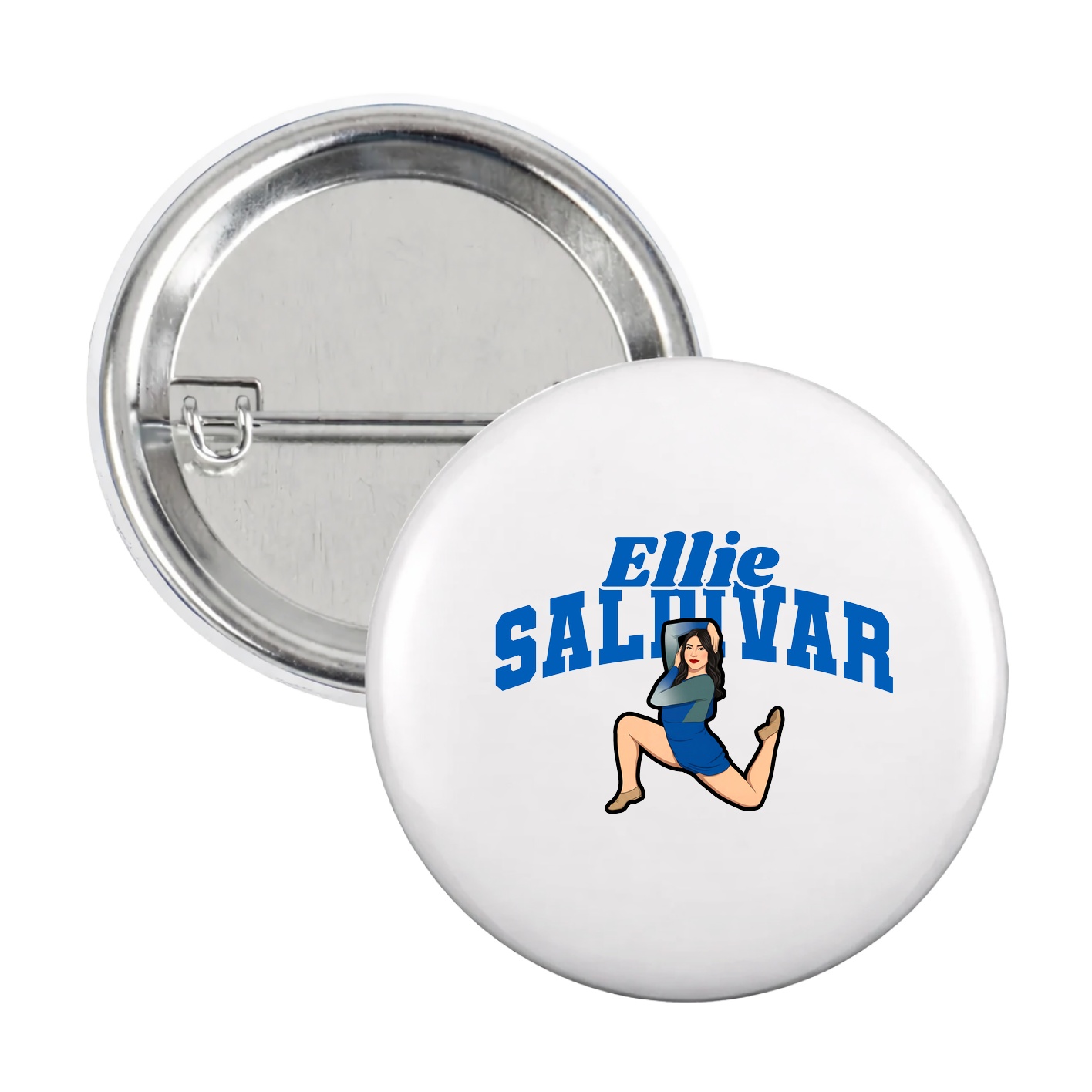 Game Day Button — Signature Arch in White
