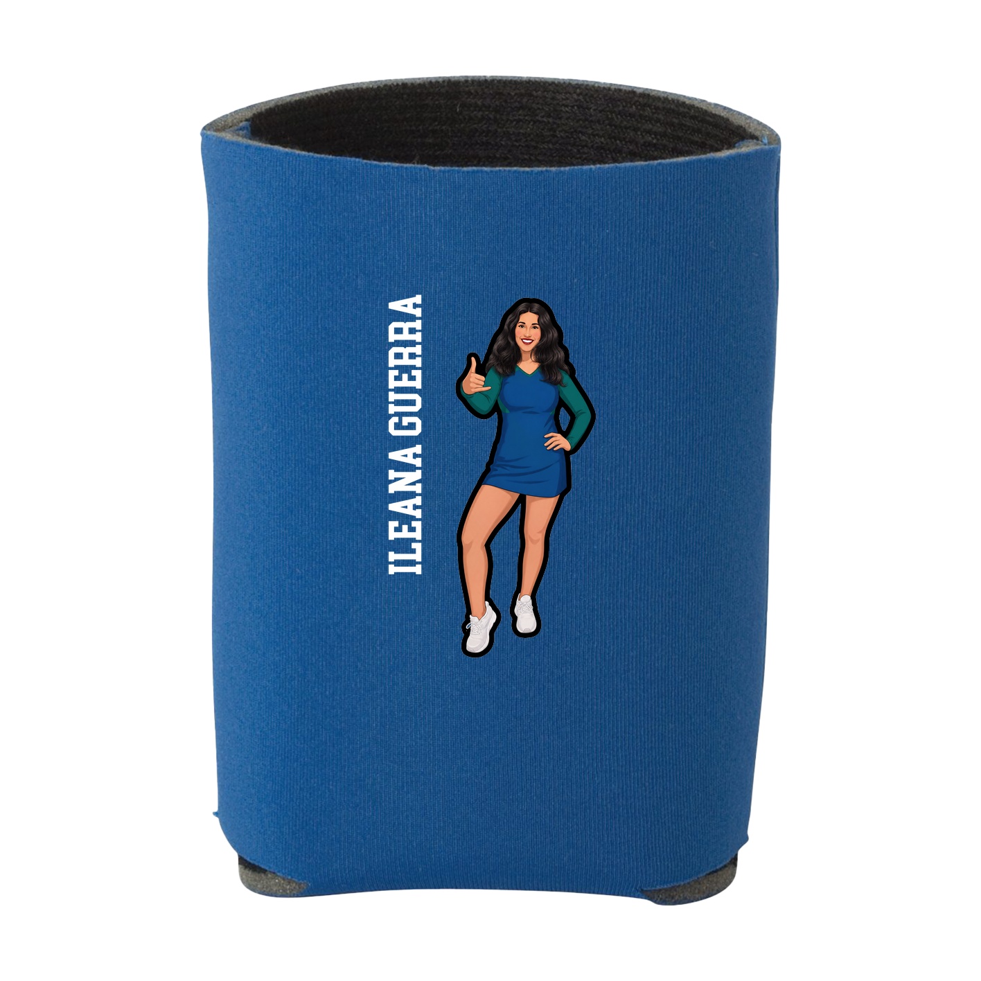 Can Holder — Name Vertical in Royal