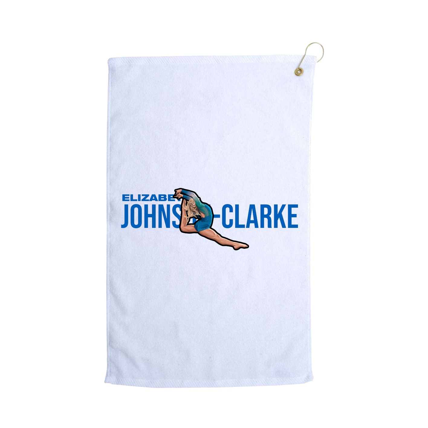 Golf Towel — Player Name in White
