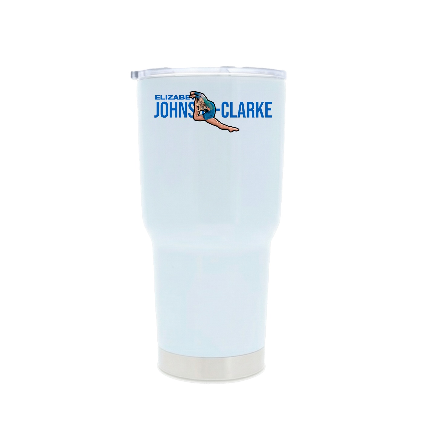 30oz Stainless Steel Tumbler — Player Name in White