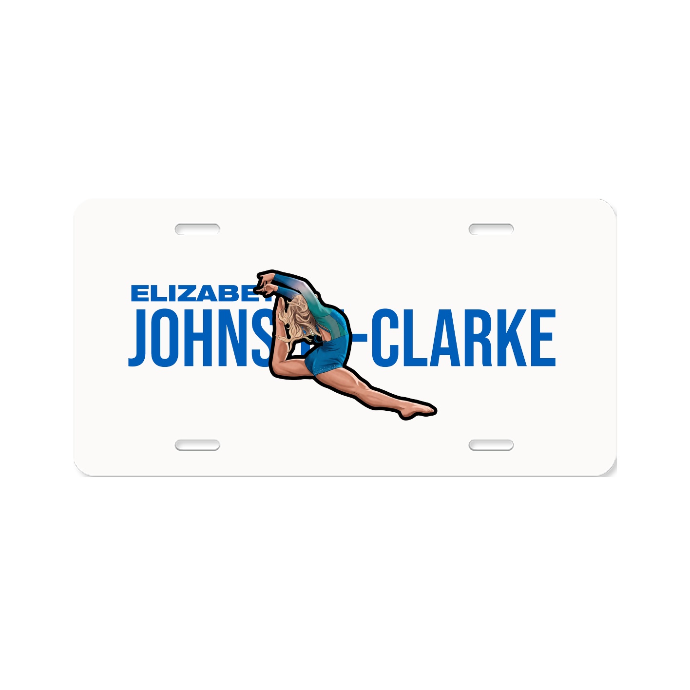 License Plate — Player Name in Classic