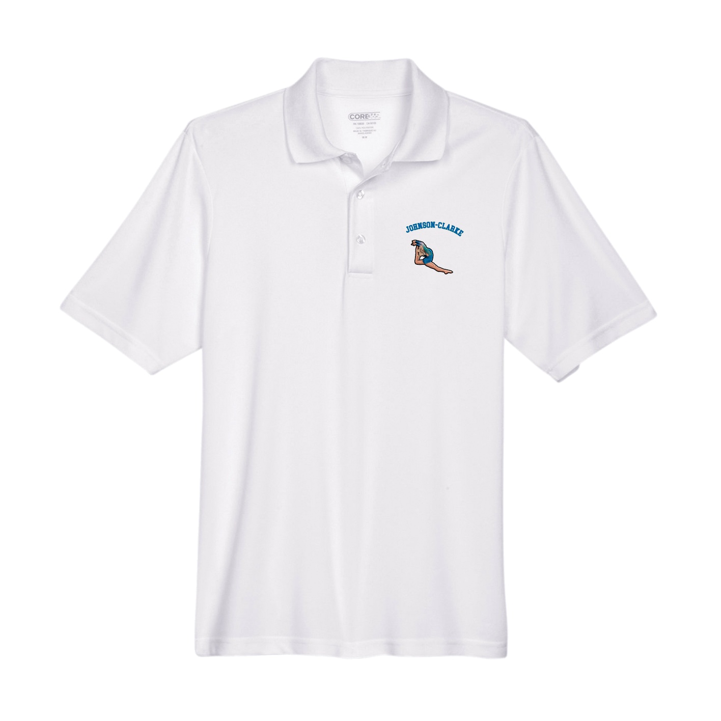 Performance Polo — Shirsey Arch in White