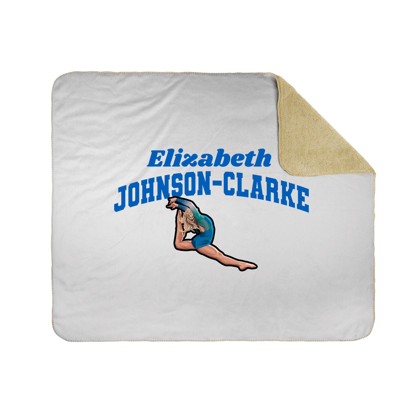 Throw Blanket — Signature Arch in White
