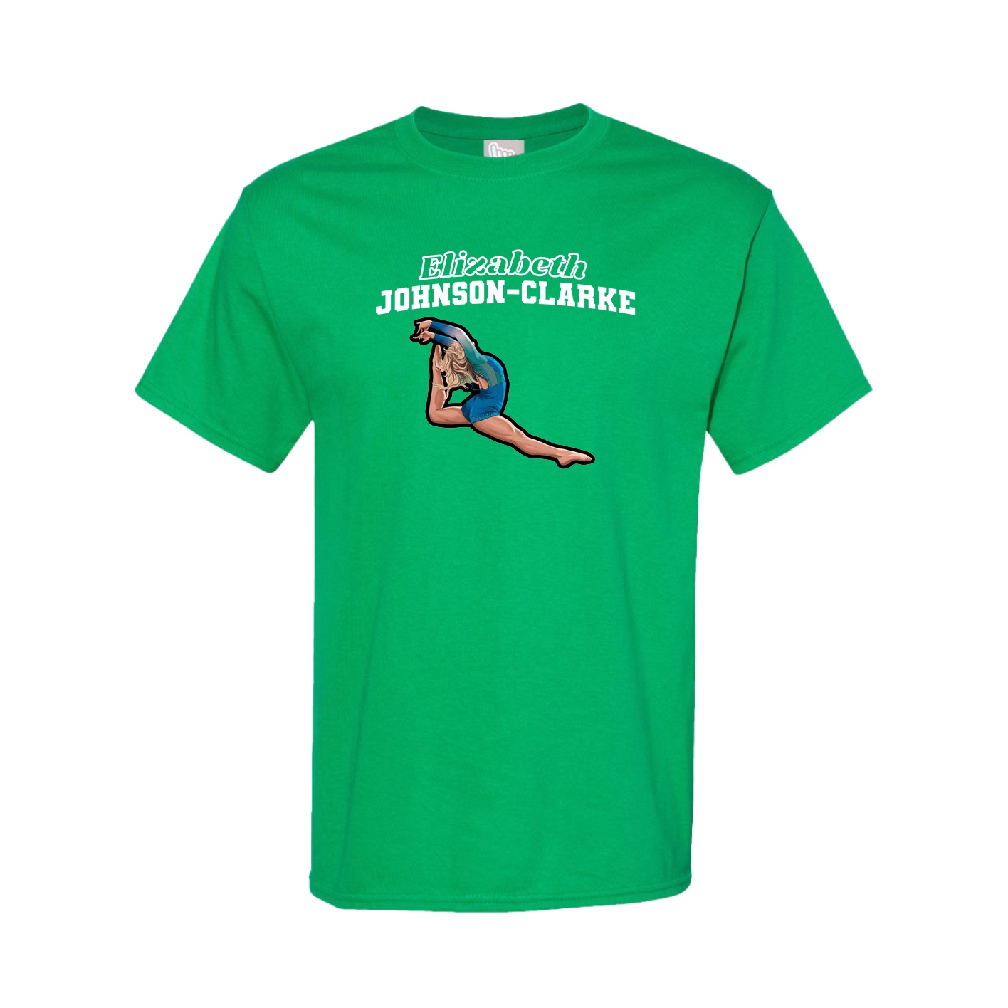 Tee — Name Arch in Green