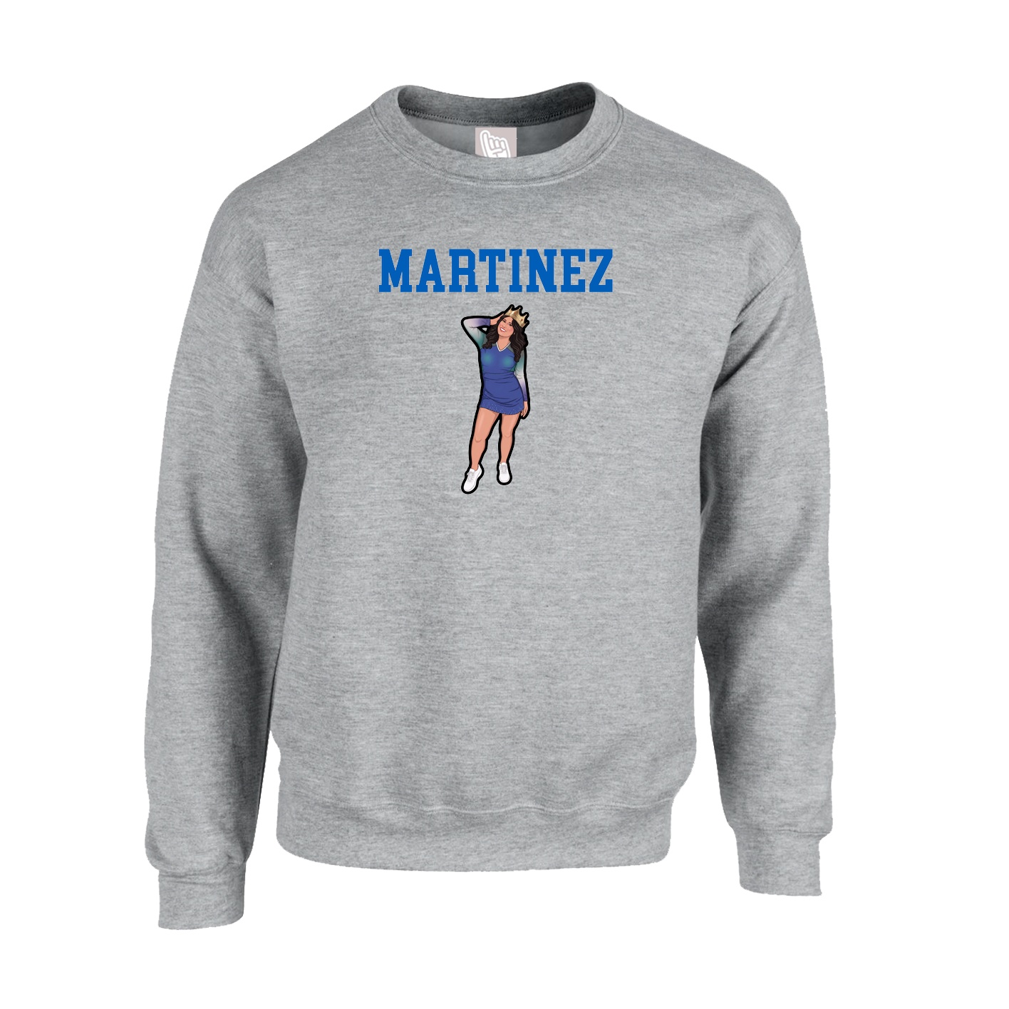 Fleece Crew — Shirsey in Grey