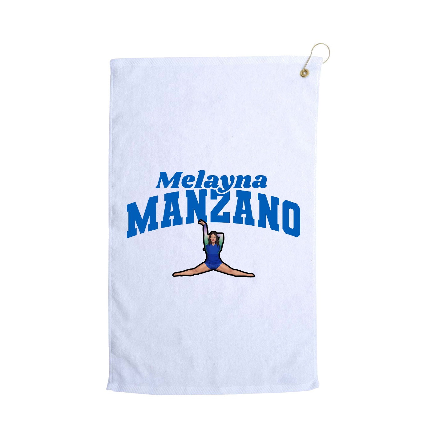 Golf Towel — Signature Arch in White