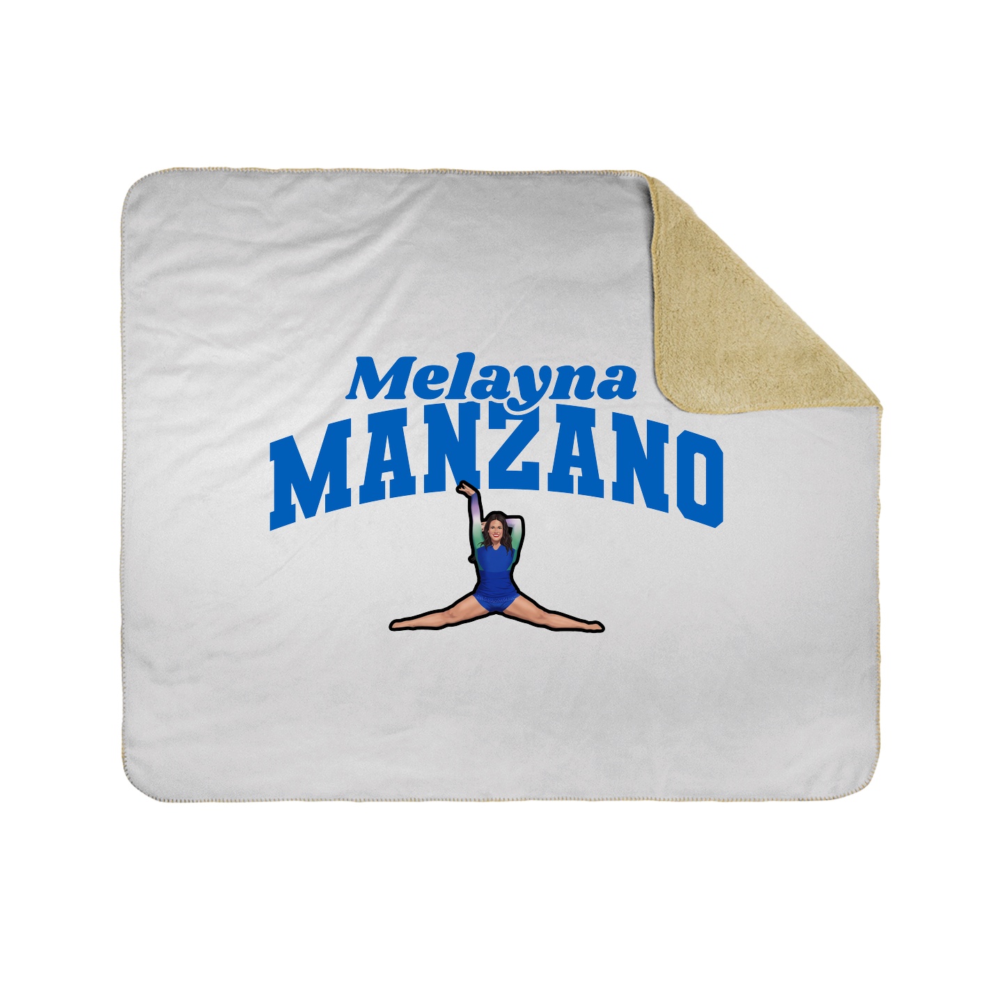 Throw Blanket — Signature Arch in White