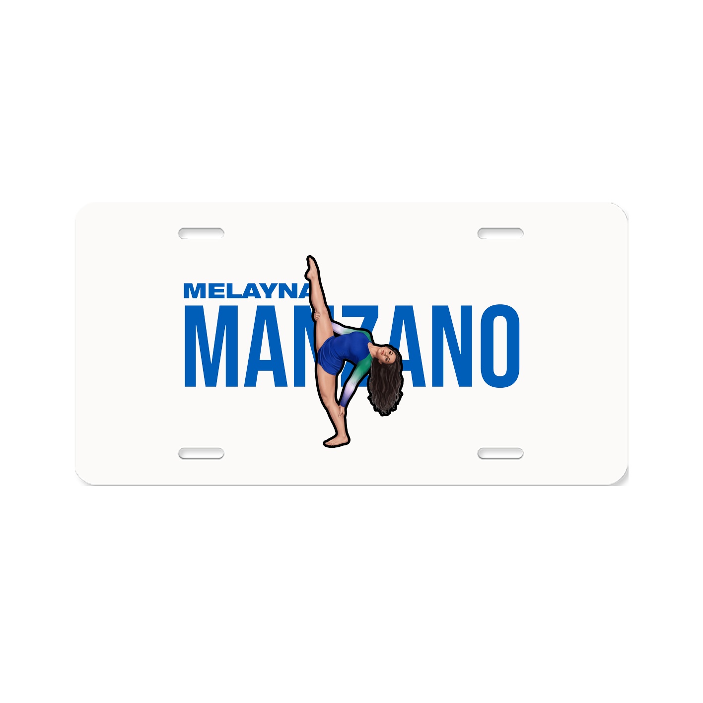 License Plate — Player Name in Classic