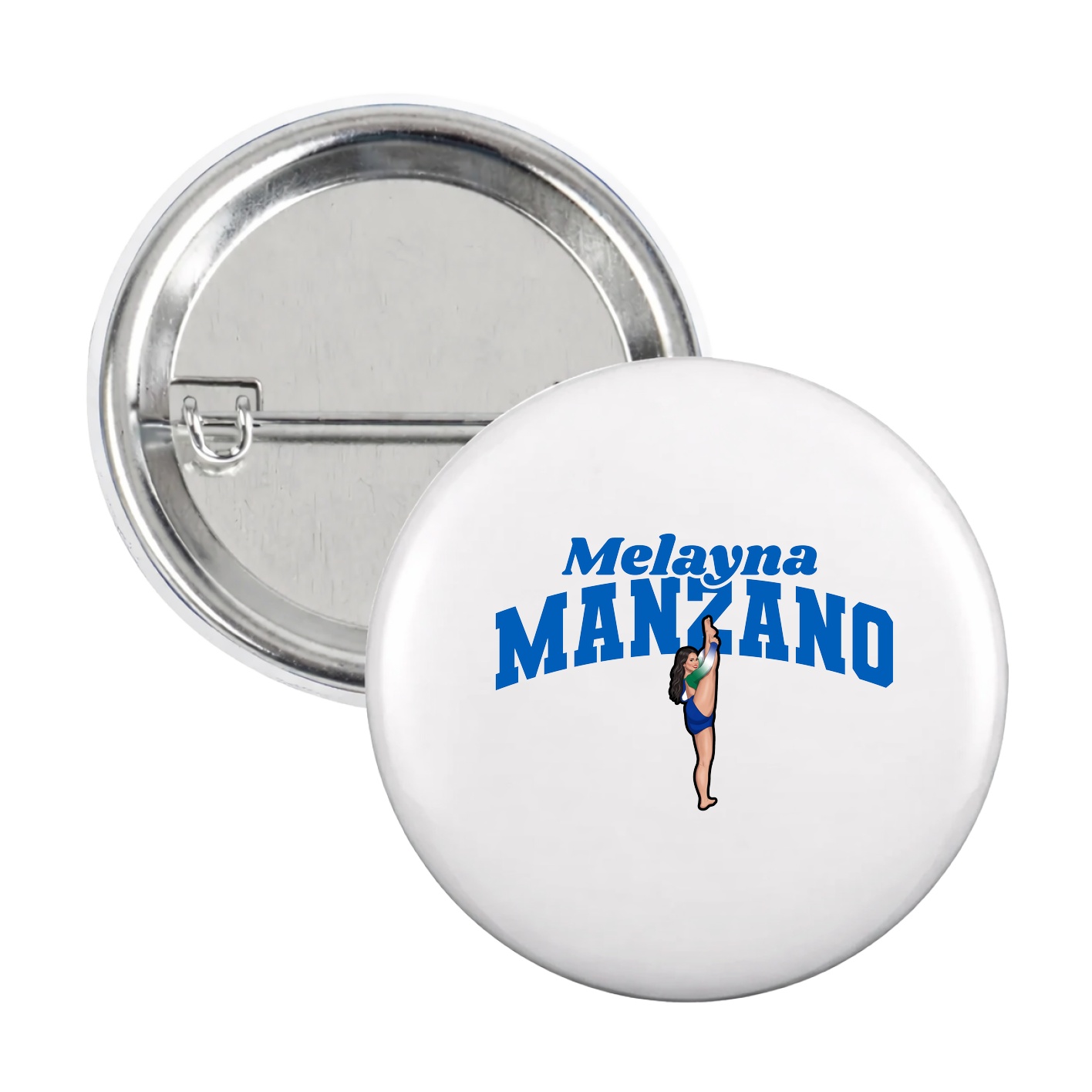 Game Day Button — Signature Arch in White