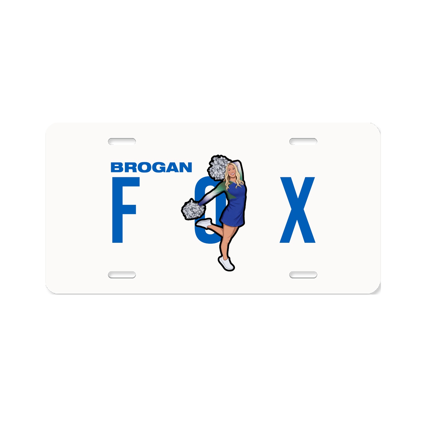 License Plate — Player Name in Classic