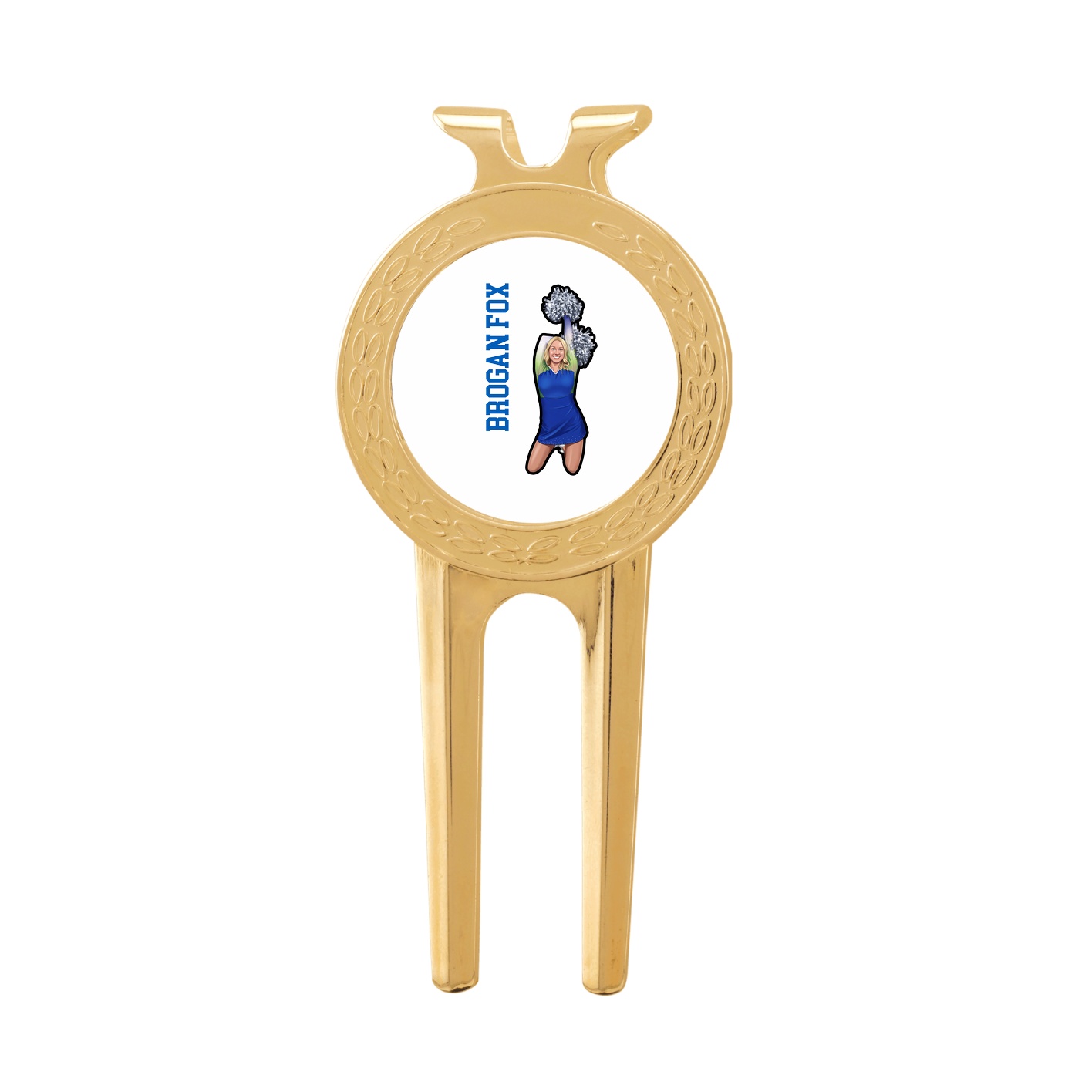 Divot Tool with Ball Marker — Name Vertical in Classic