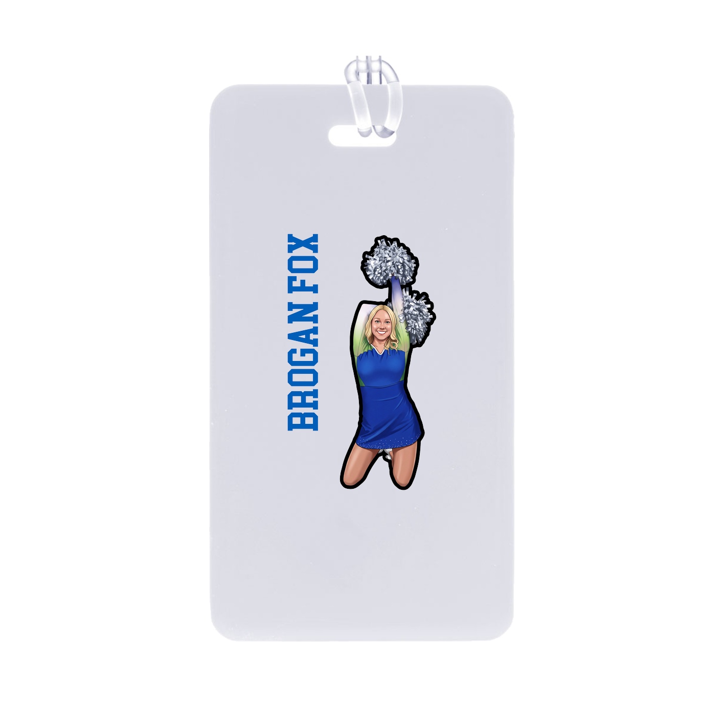 Bag Tag — Name Vertical in Classic