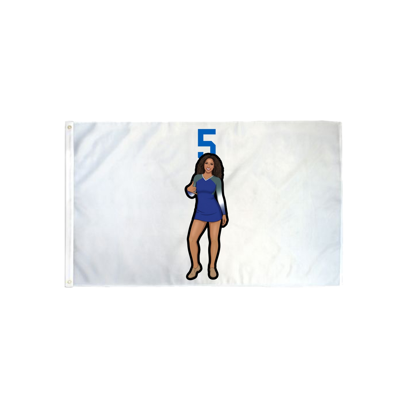 3x5 Flag — Number Top in Classic