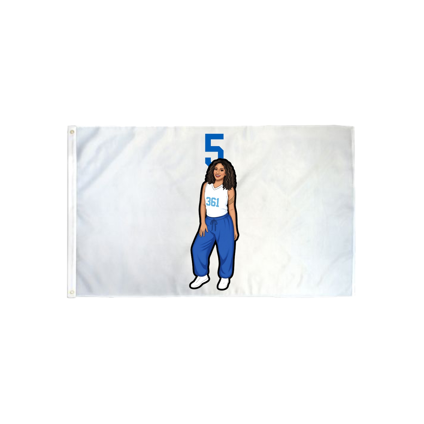 3x5 Flag — Number Top in Classic
