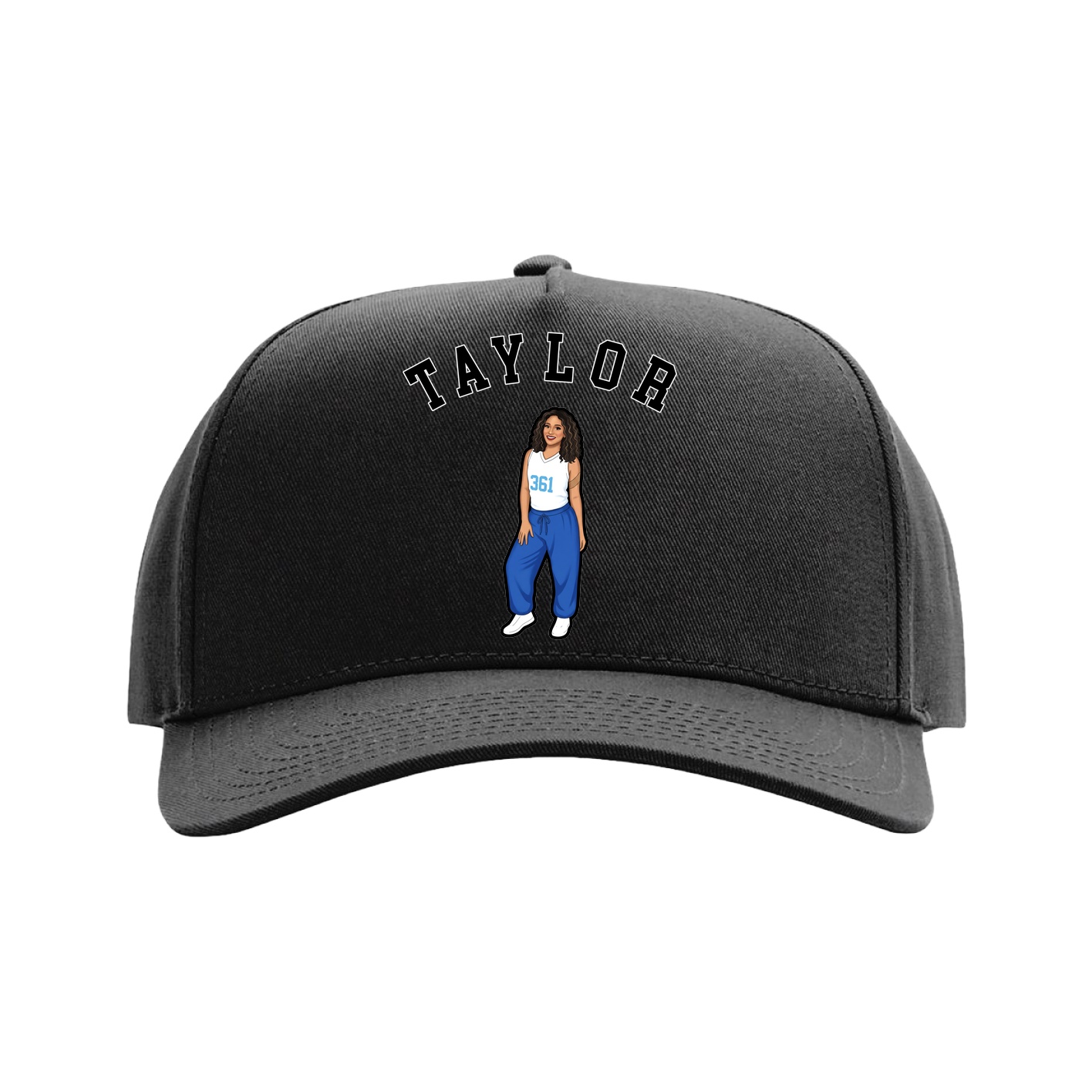 Full Fabric Five-Panel Champ Cap