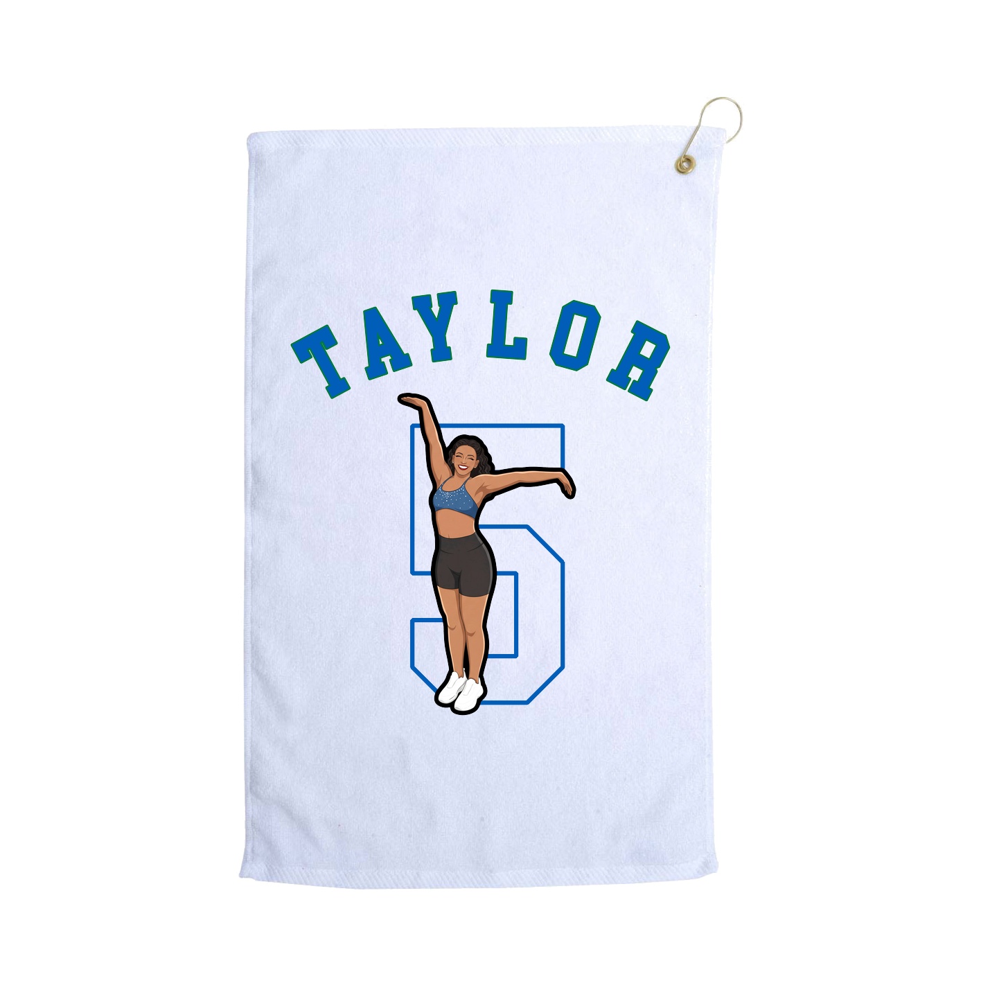 Golf Towel — Shirsey Arch in White