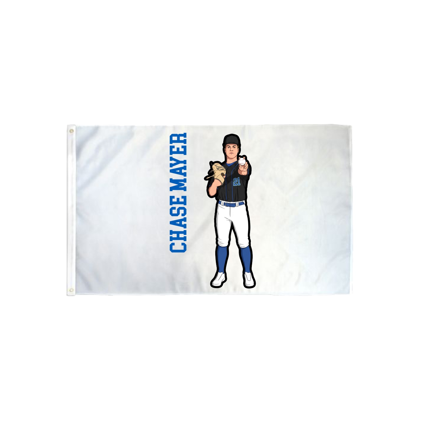 3x5 Flag — Name Vertical in Classic