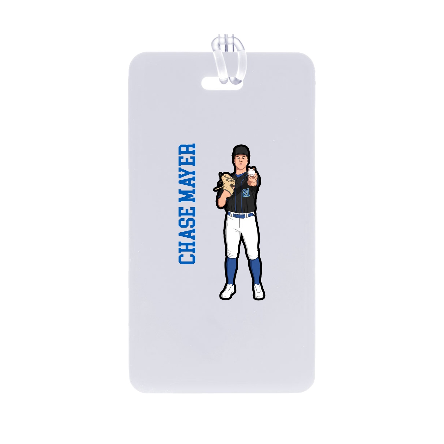 Bag Tag — Name Vertical in Classic