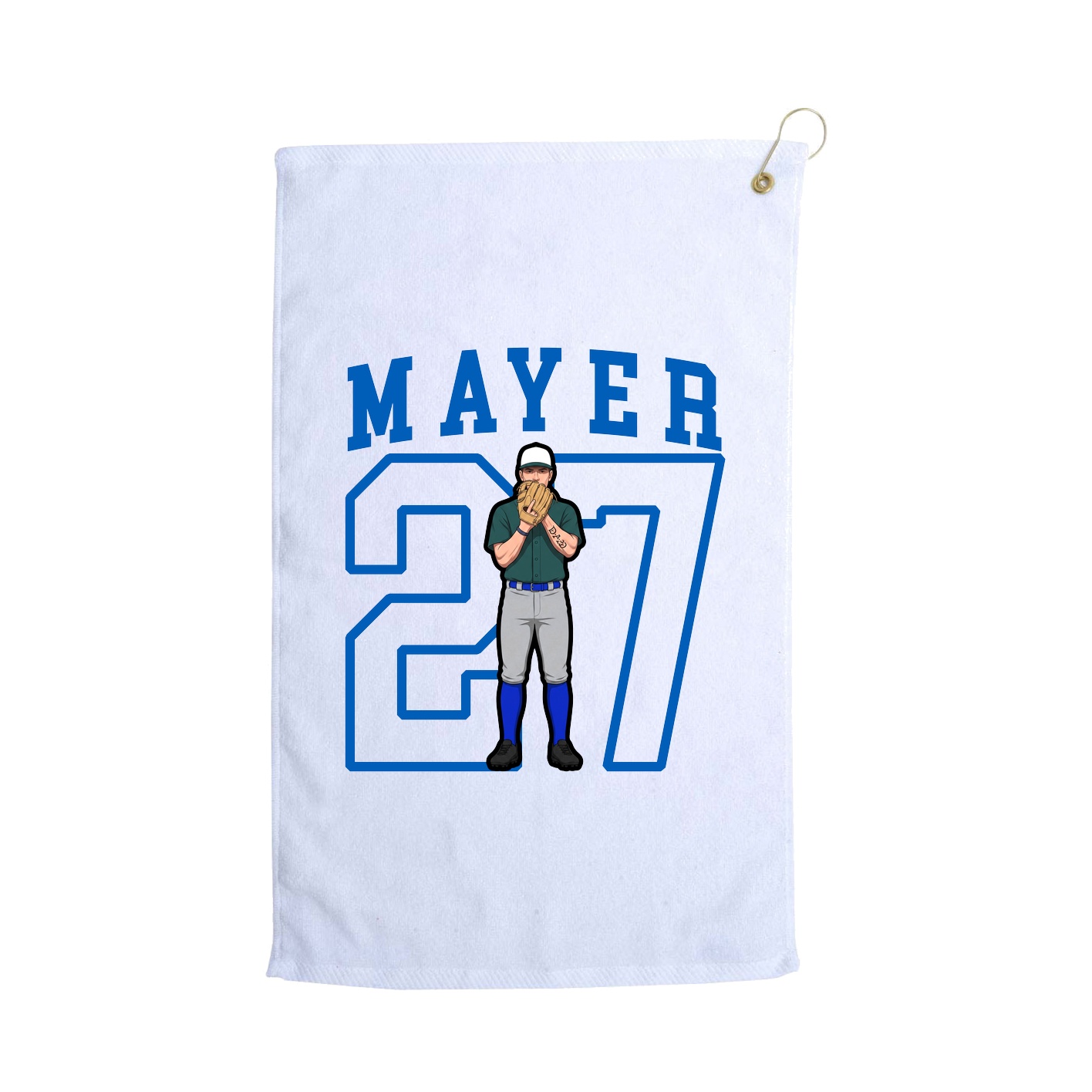 Golf Towel — Shirsey in White