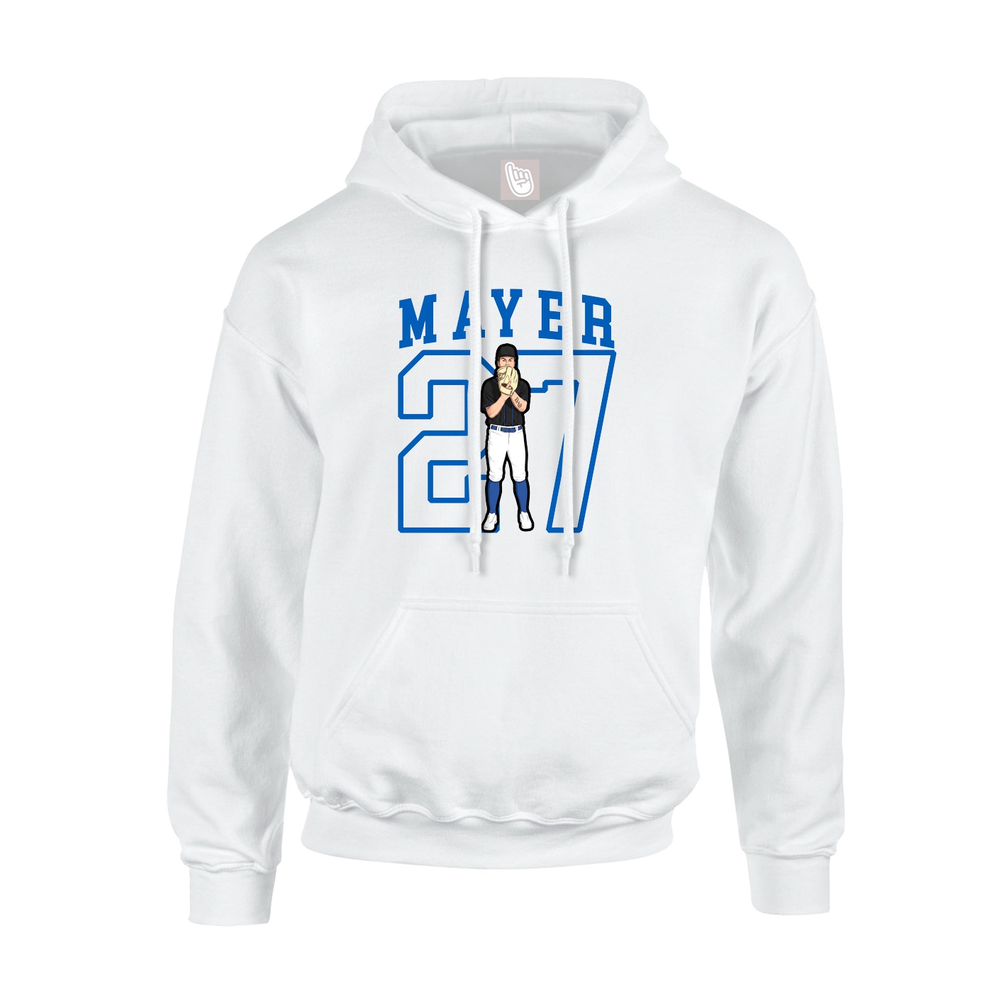 Hoodie — Shirsey in White