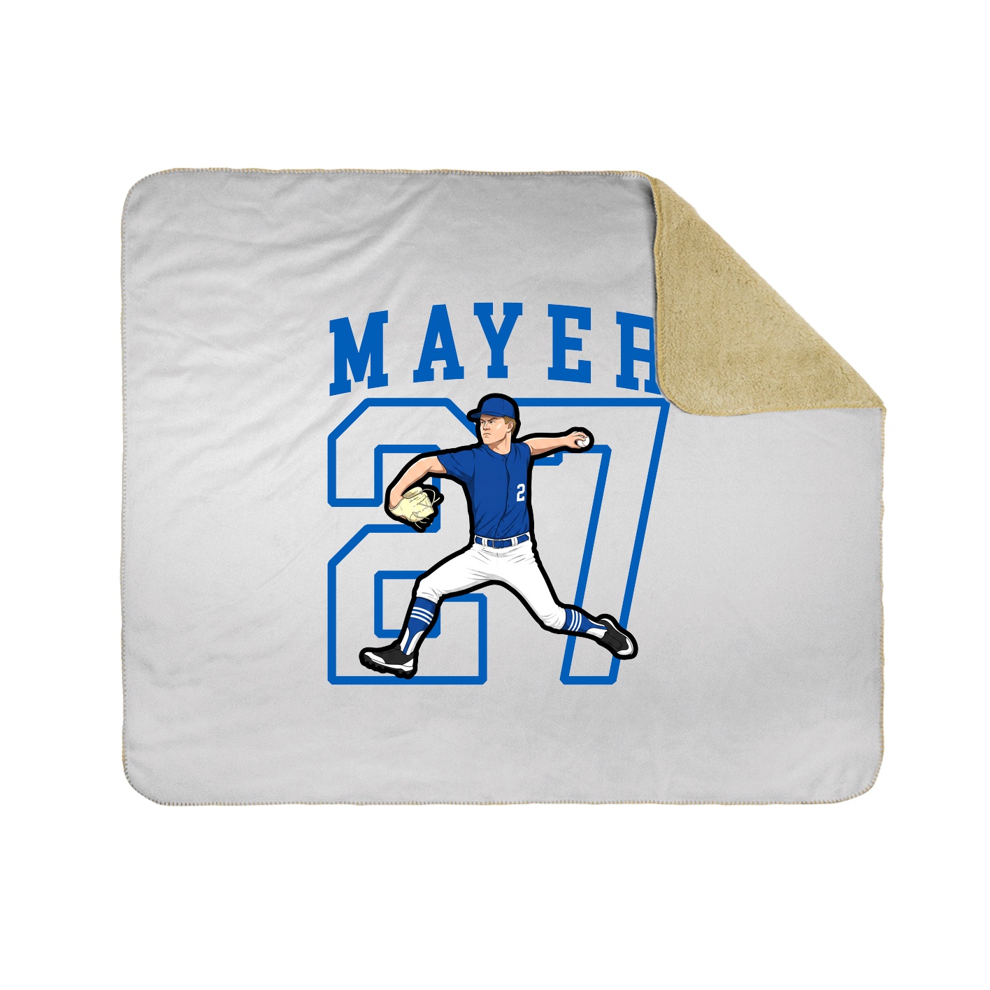 Throw Blanket — Shirsey in White