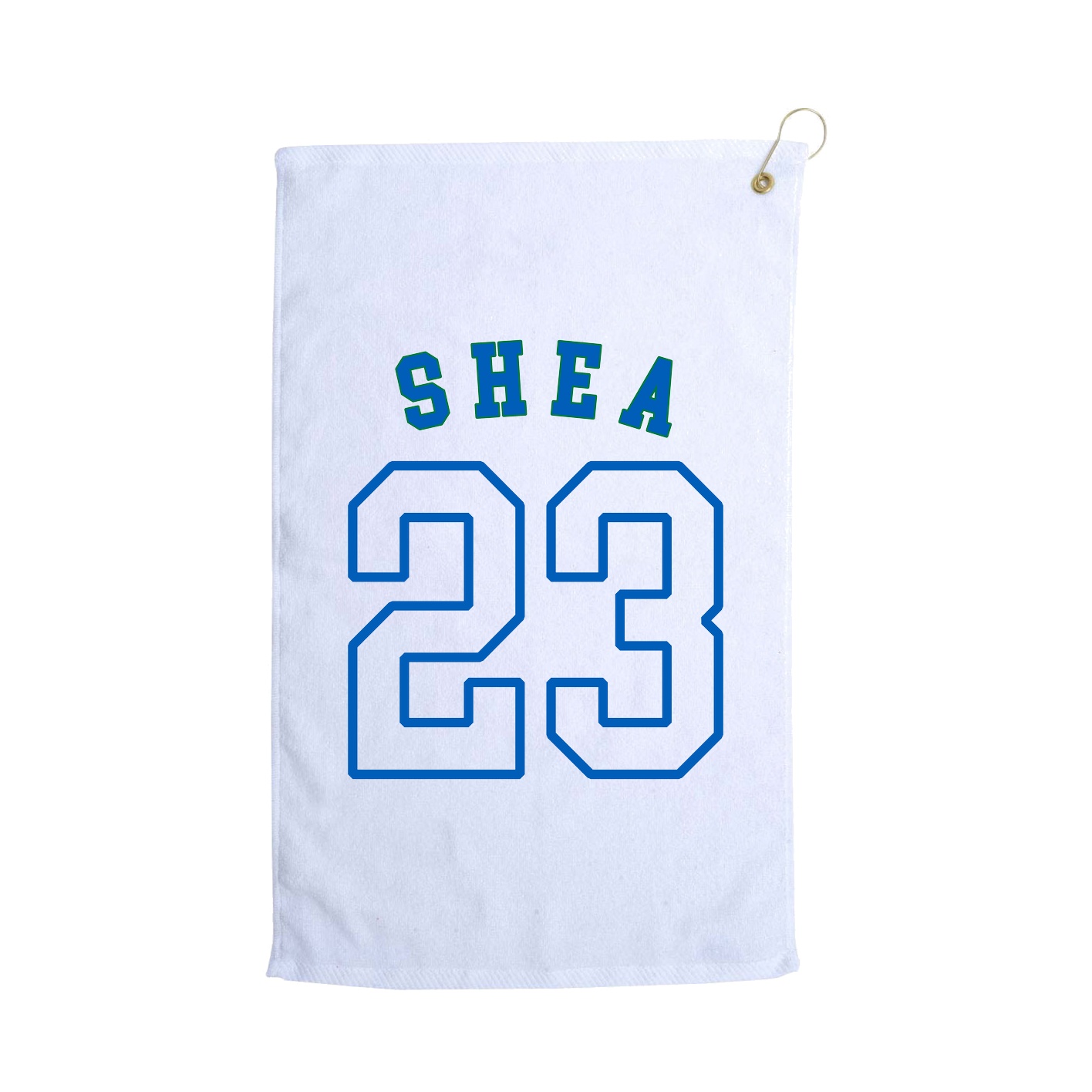 Golf Towel — Shirsey Arch in White