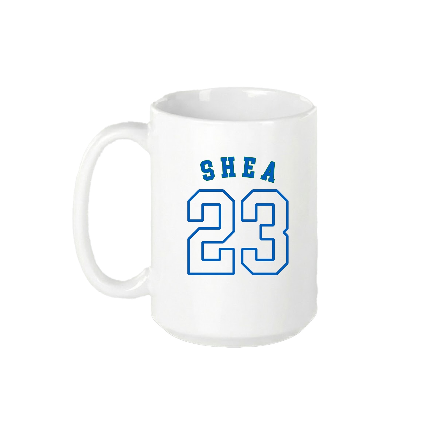 15oz Coffee Mug — Shirsey Arch in White