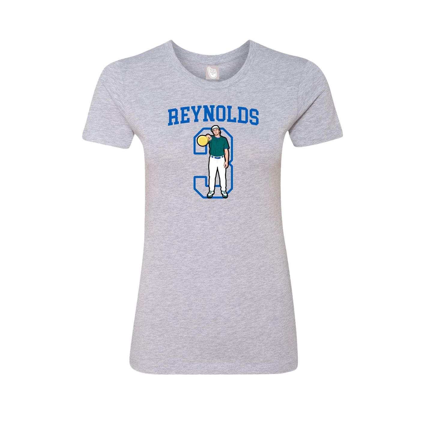 Fitted Women's Tee — Shirsey in Grey