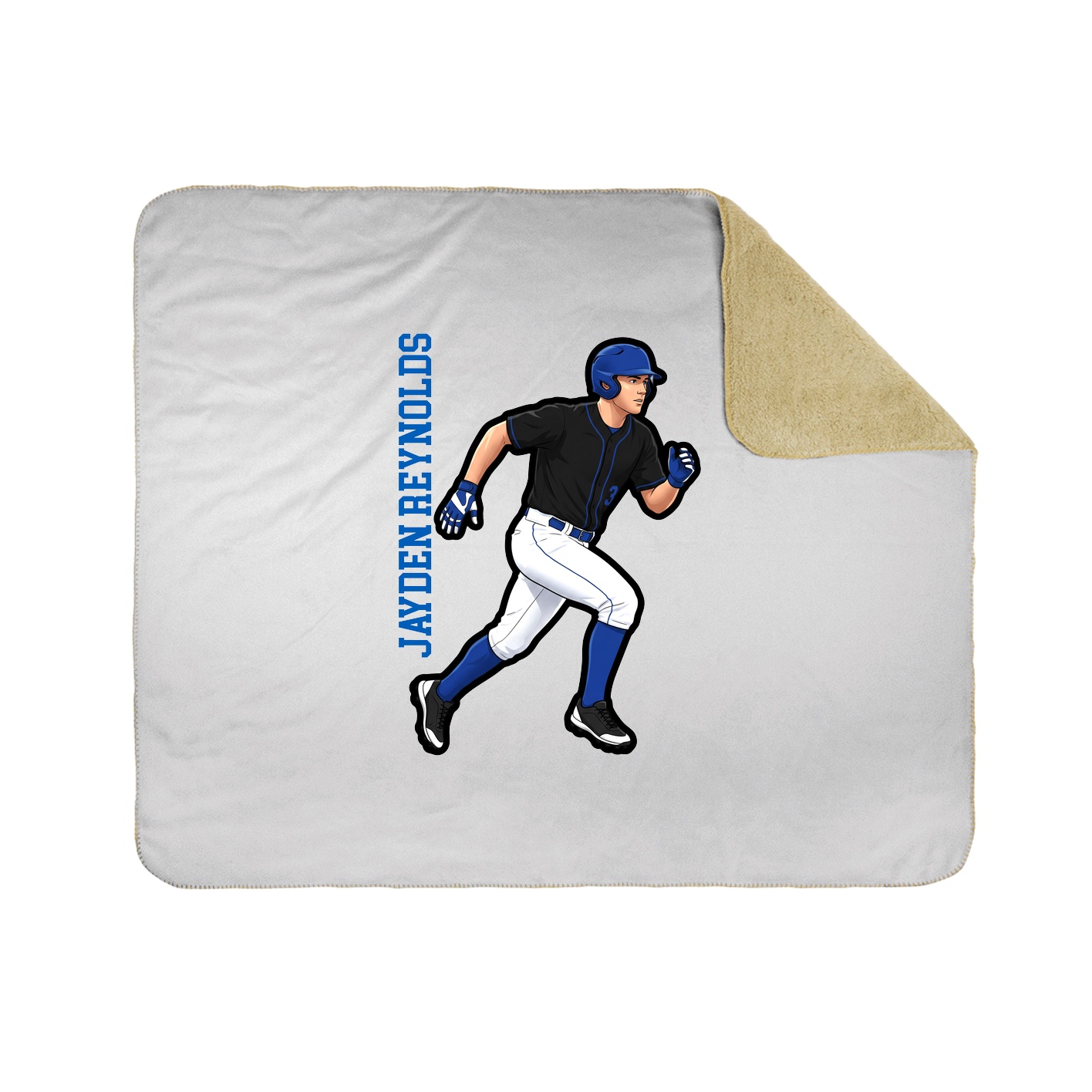 50x60 Sherpa Lined Throw Blanket