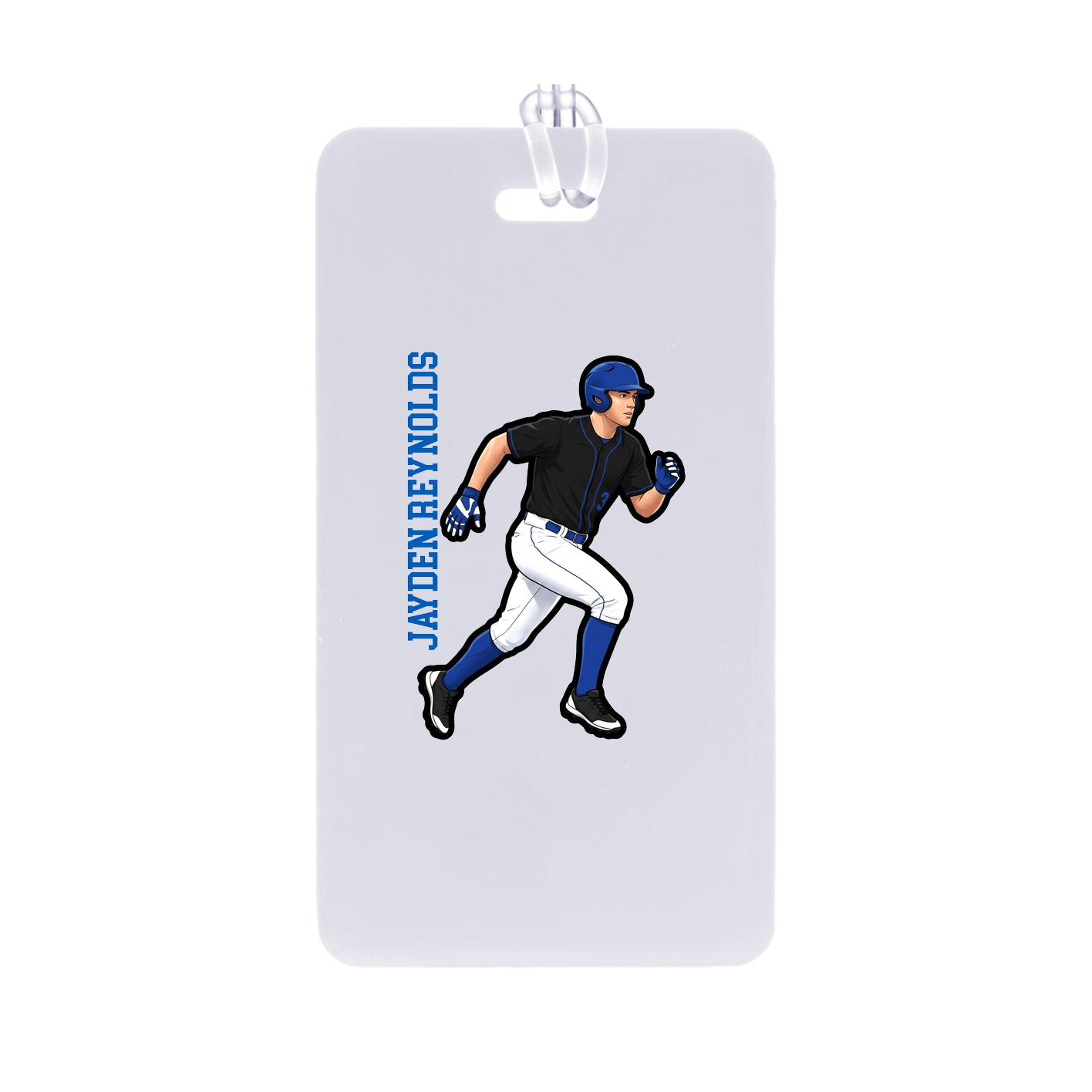 Bag Tag — Name Vertical in Classic