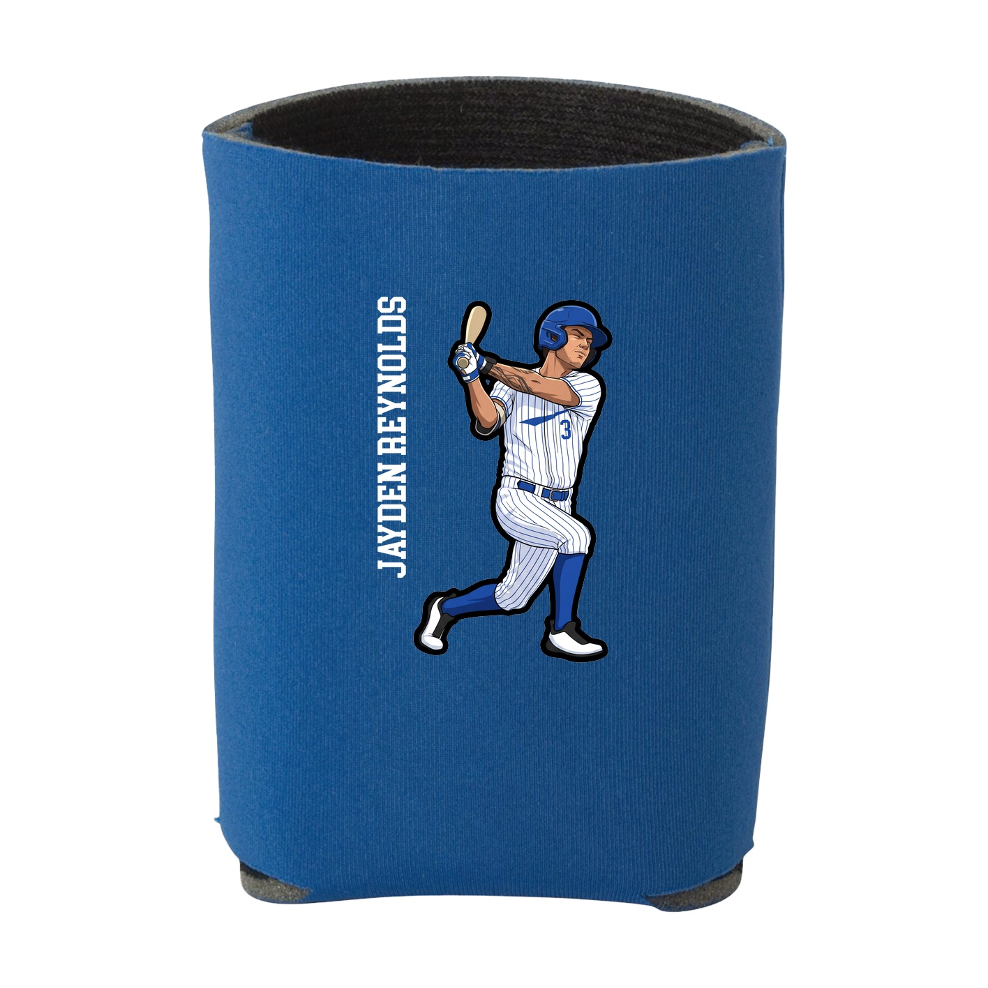 Can Holder — Name Vertical in Royal