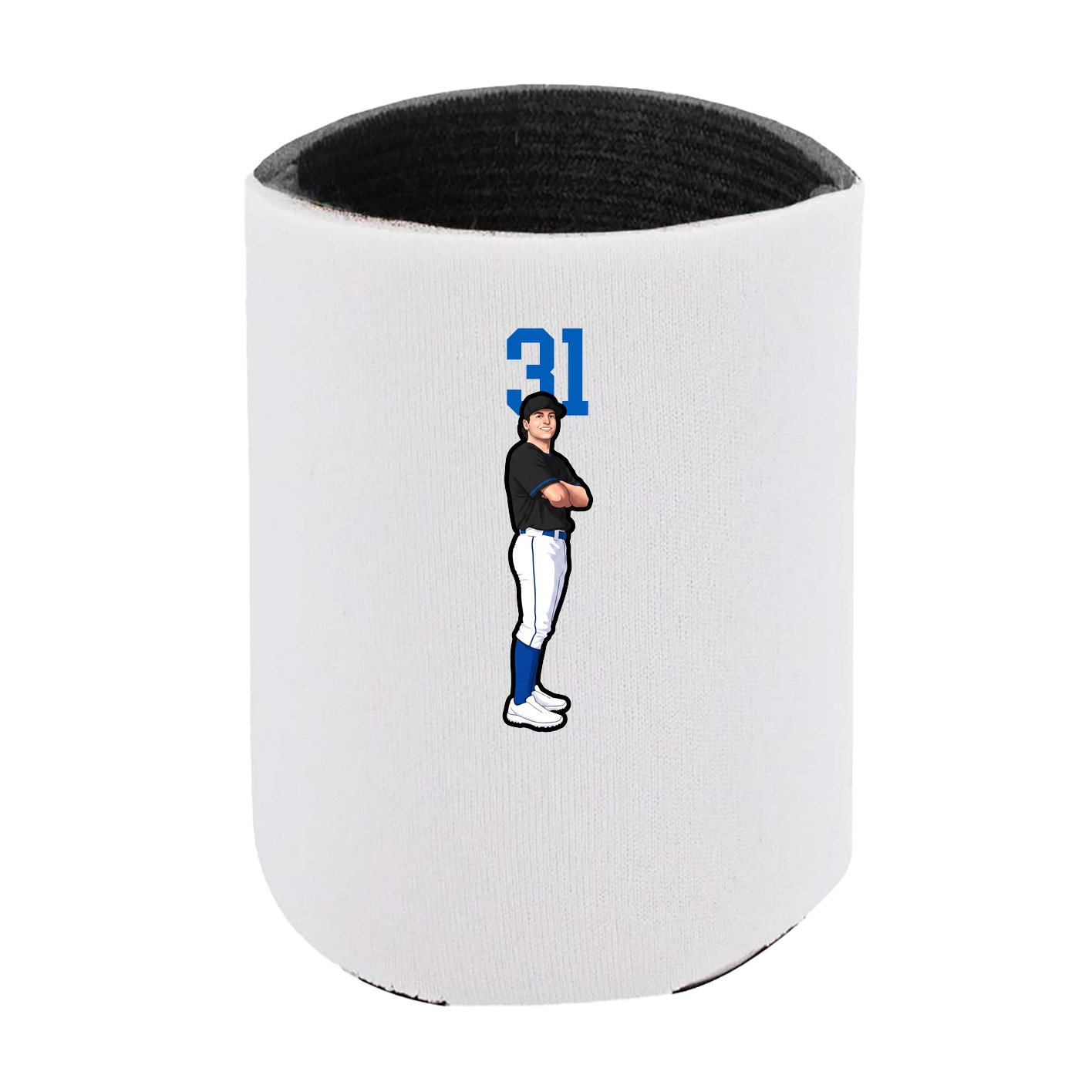 Can Holder — Number Top in White