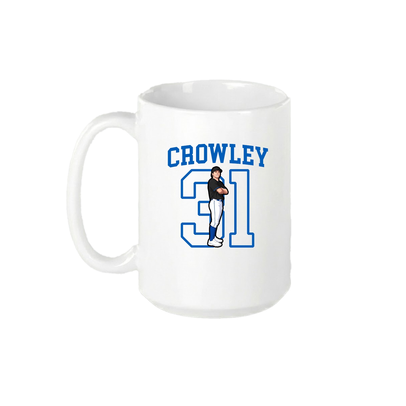 15oz Coffee Mug — Shirsey in White