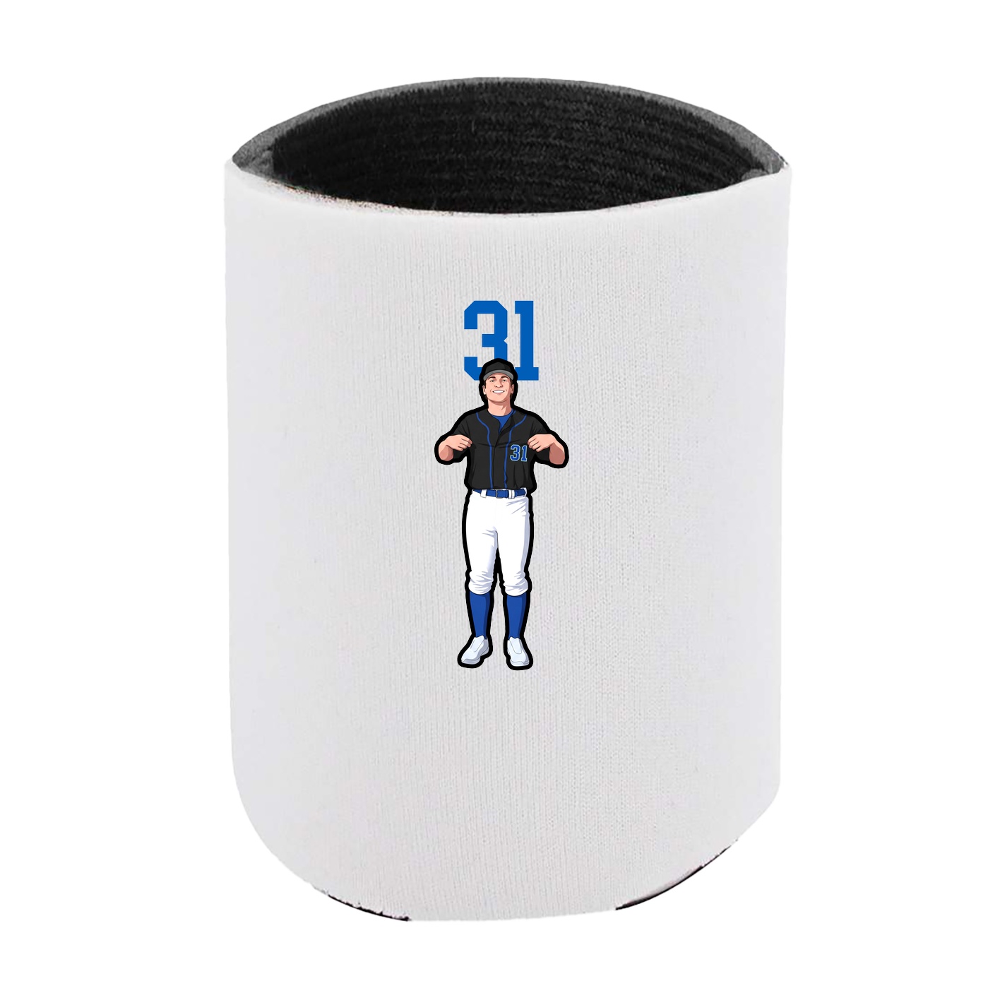 Can Holder — Number Top in White