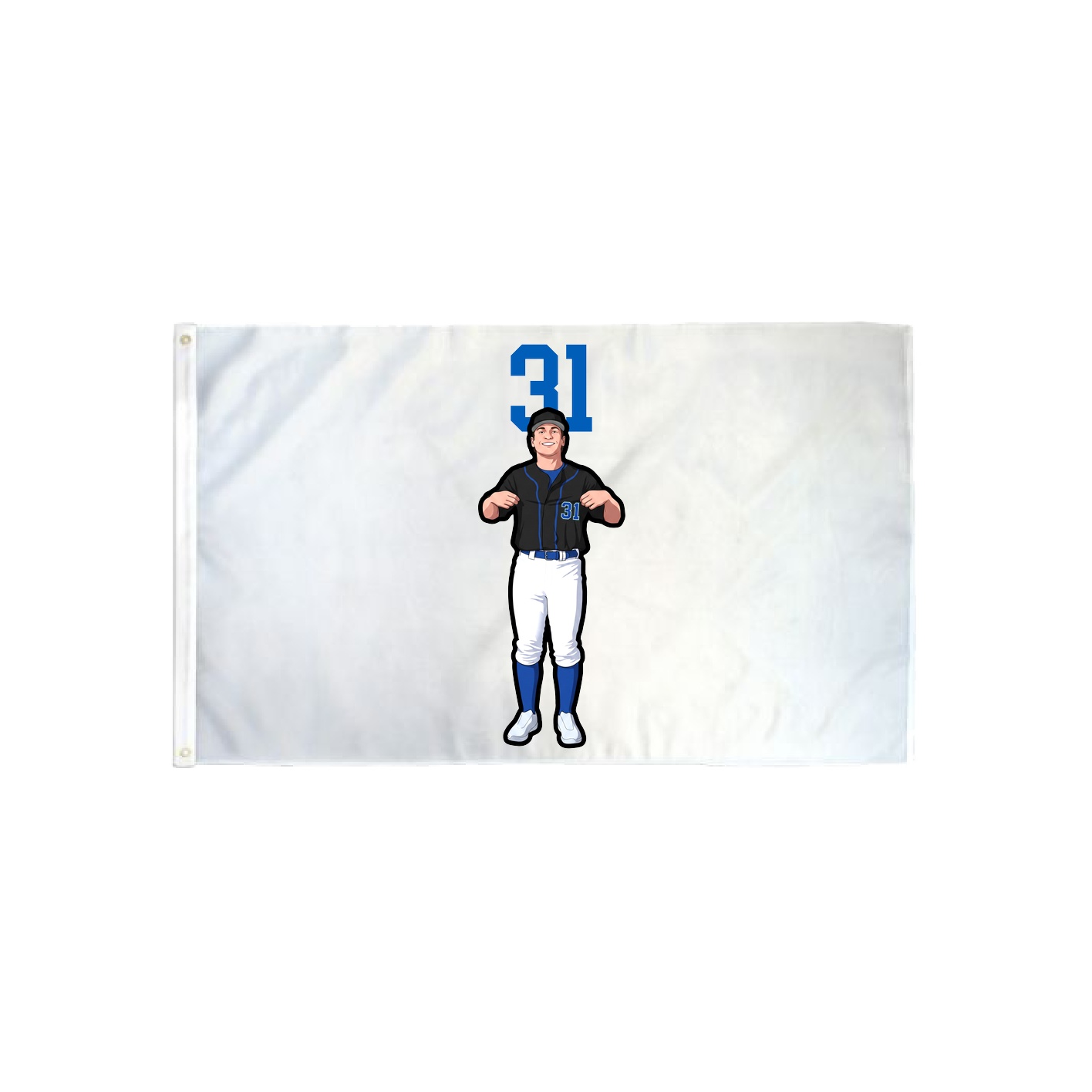 3x5 Flag — Number Top in Classic