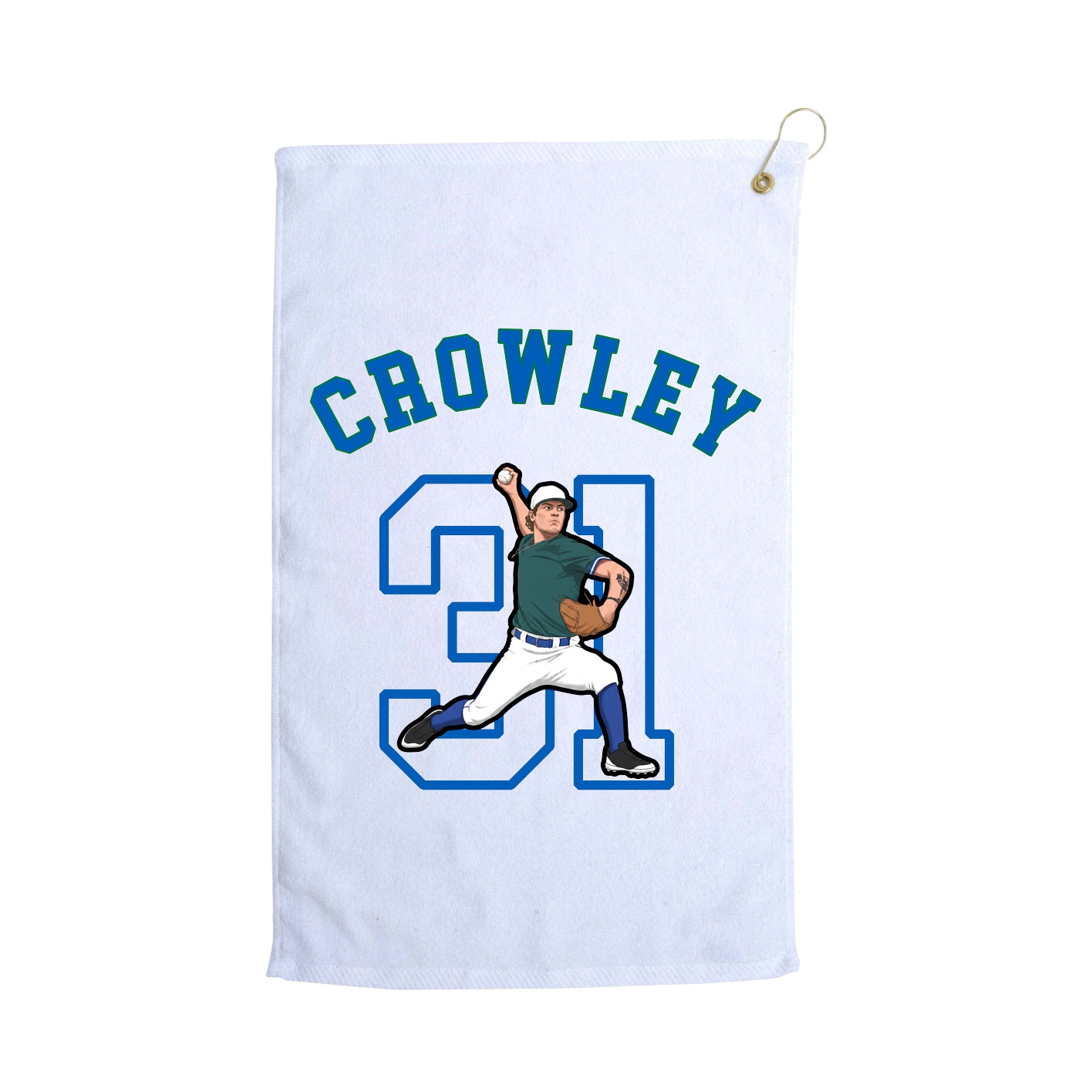 Golf Towel — Shirsey Arch in White