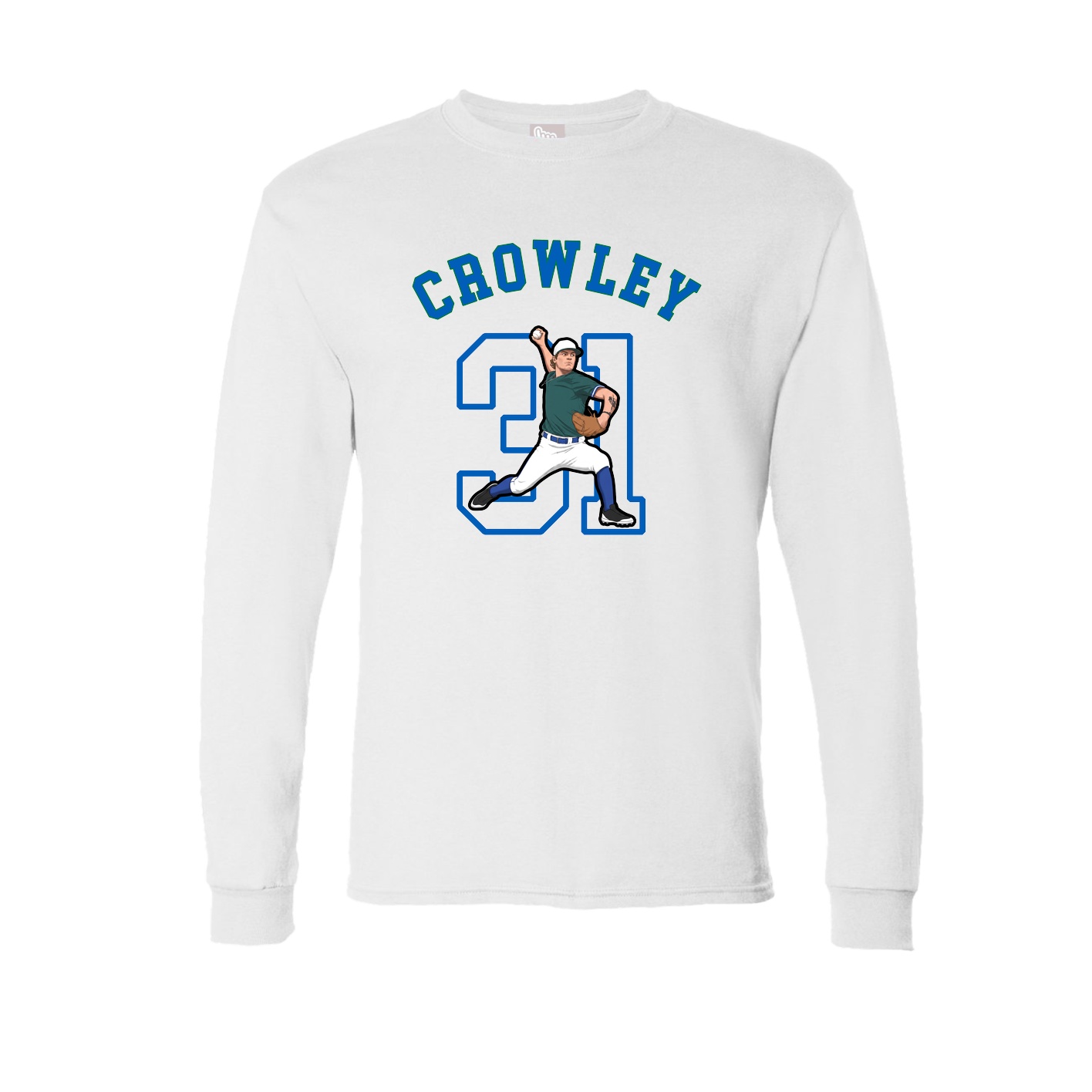 Long Sleeve Tee — Shirsey Arch in White