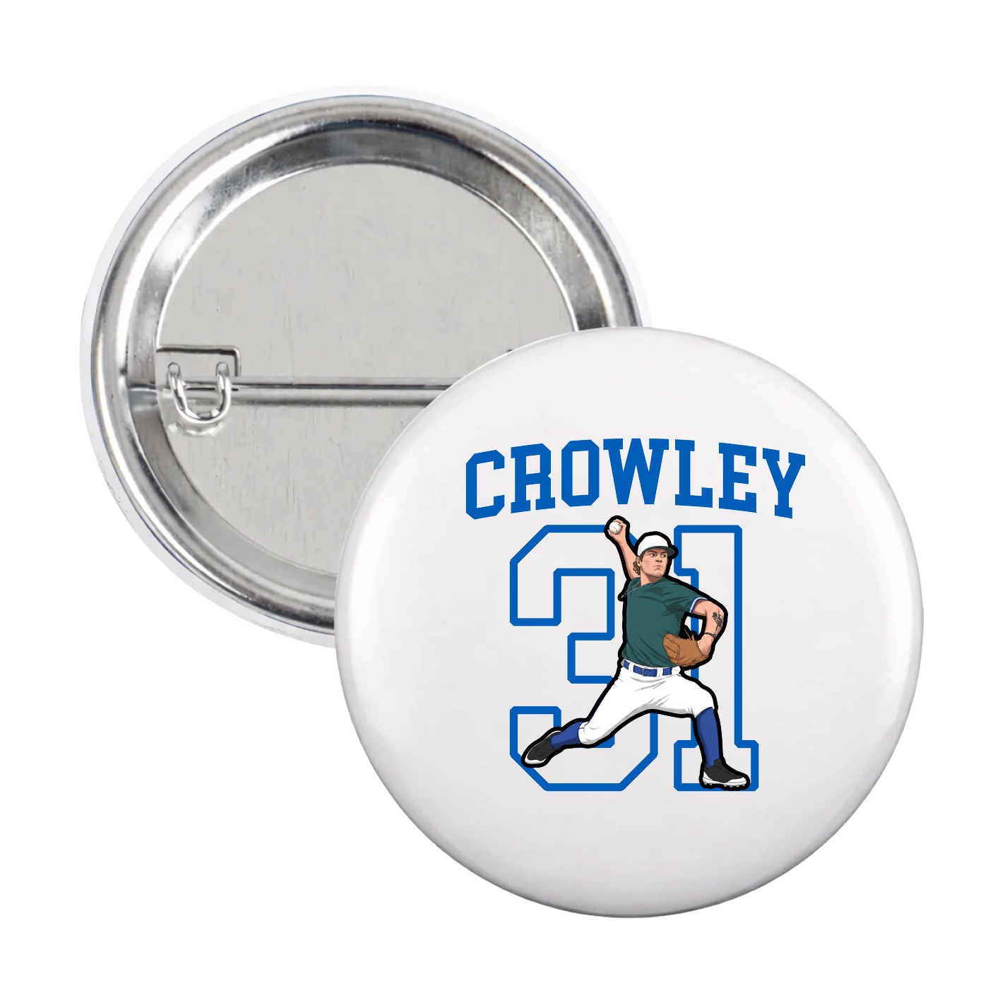 Game Day Button — Shirsey in White