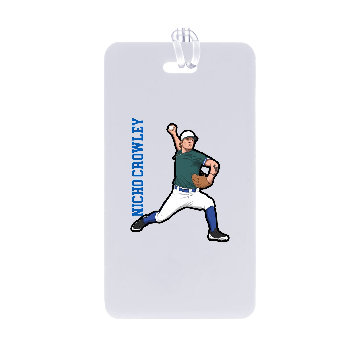 Bag Tag — Name Vertical in Classic
