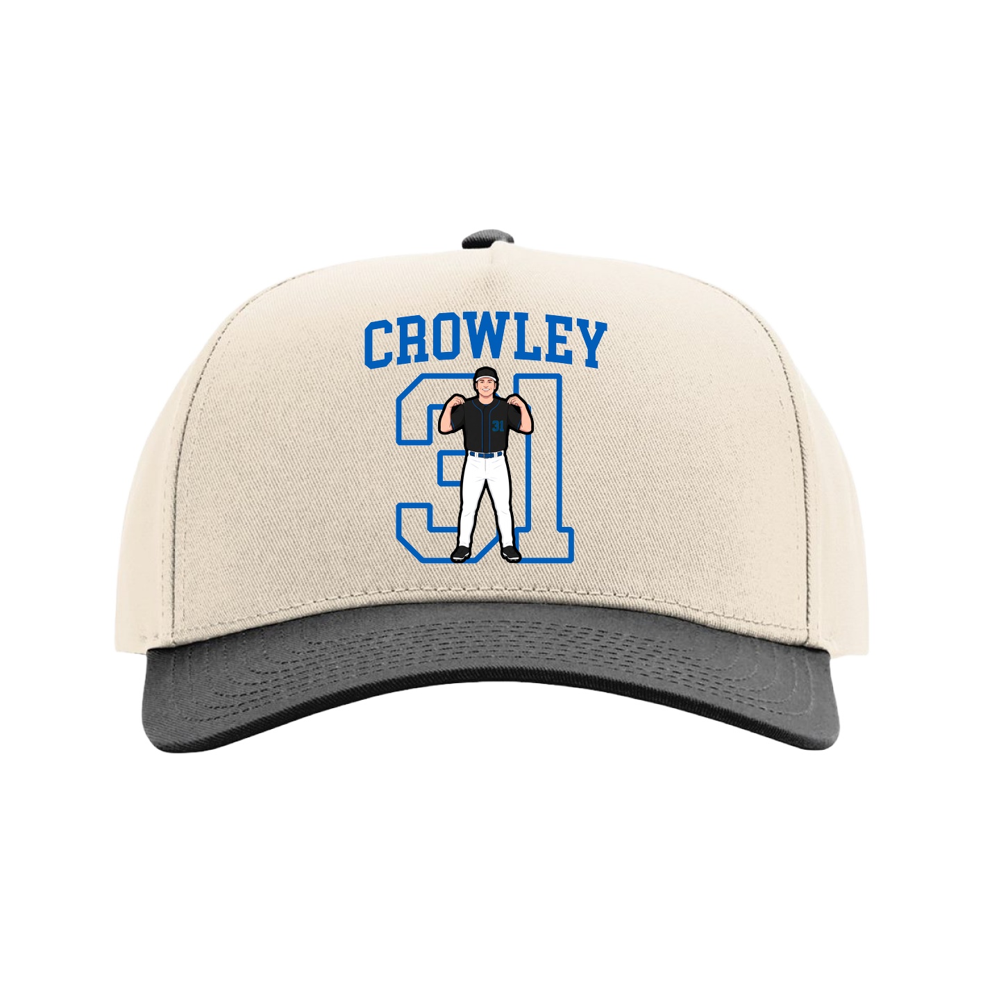 Full Fabric Five-Panel Champ Cap