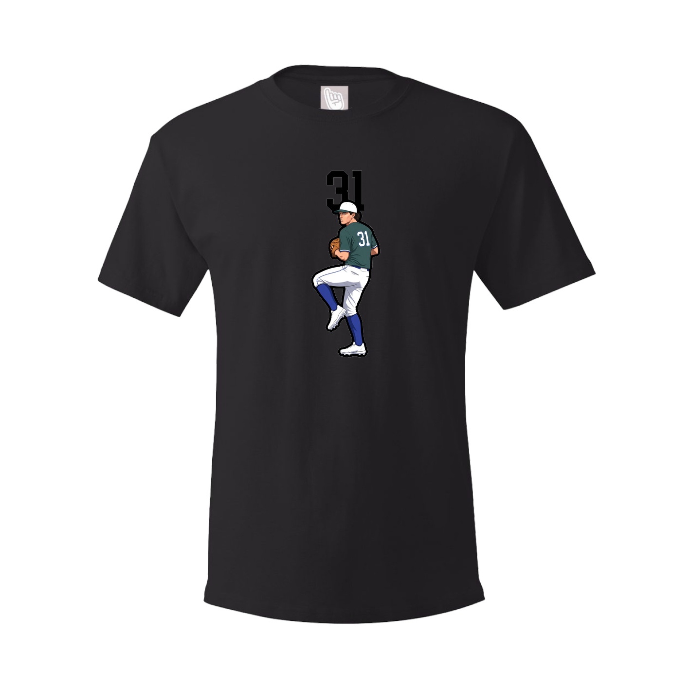 Tee — Number Top in Black