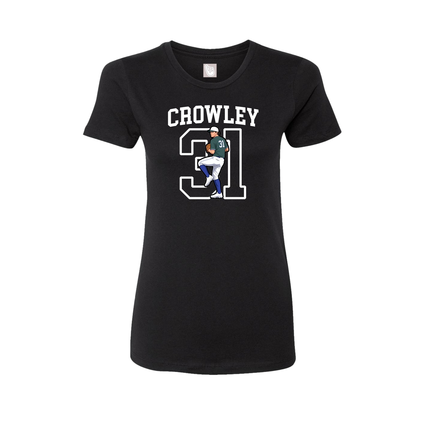 Fitted Women's Tee — Shirsey in Black