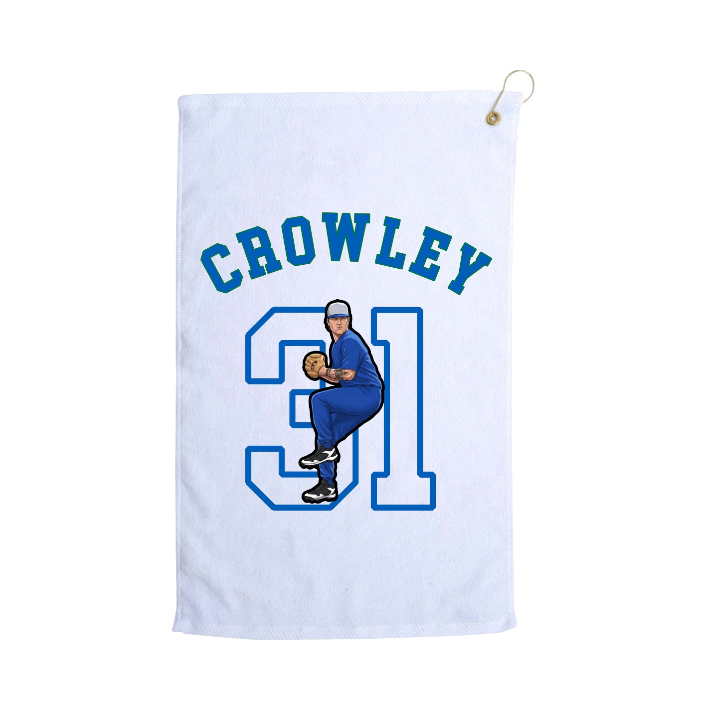 Golf Towel — Shirsey Arch in White