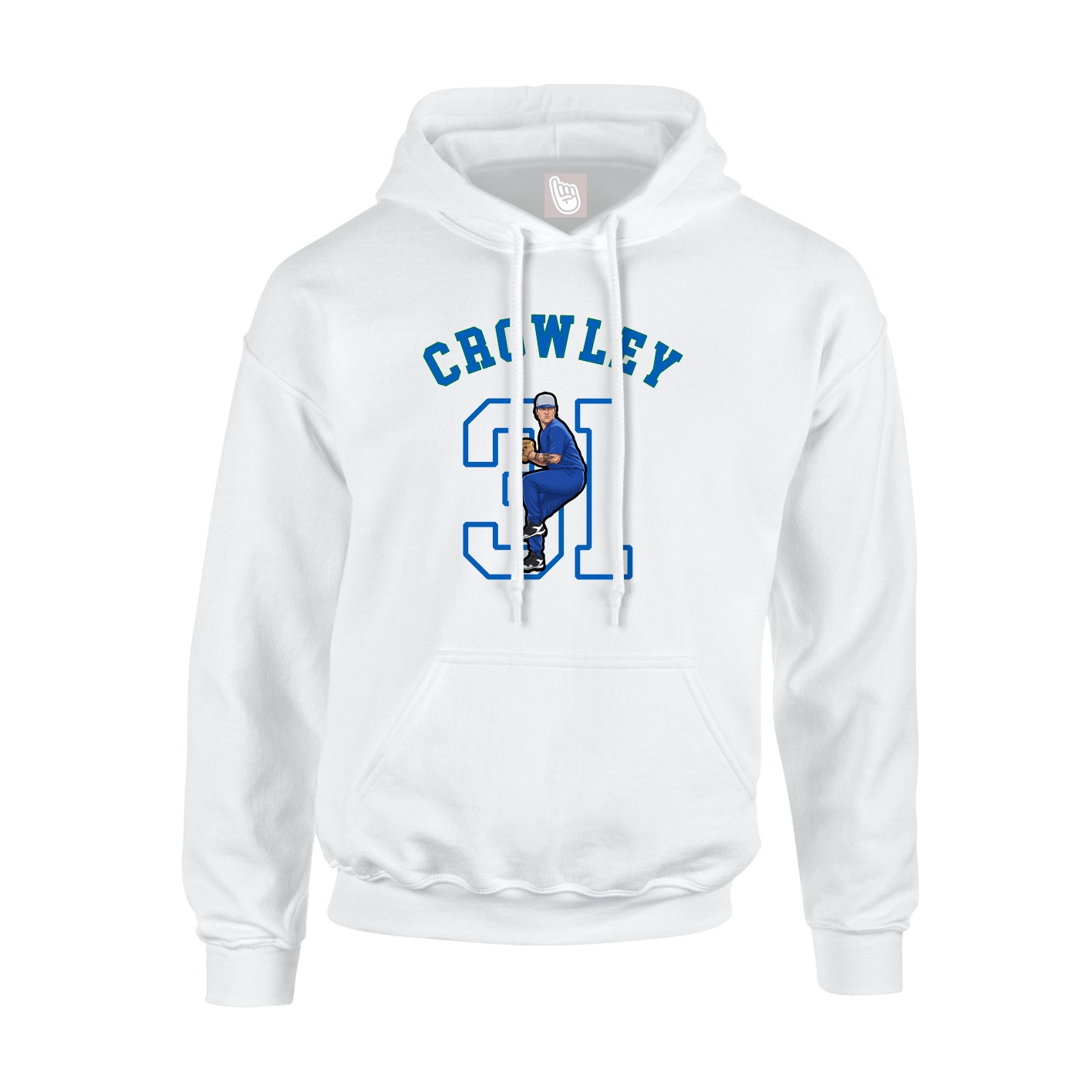 Hoodie — Shirsey Arch in White