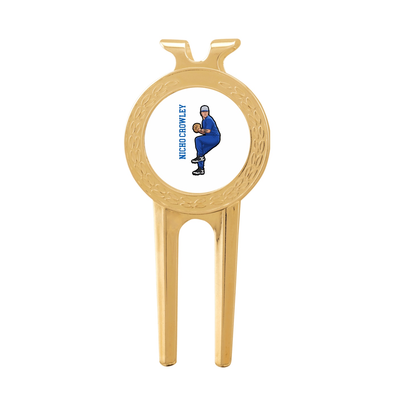 Divot Tool with Ball Marker — Name Vertical in Classic
