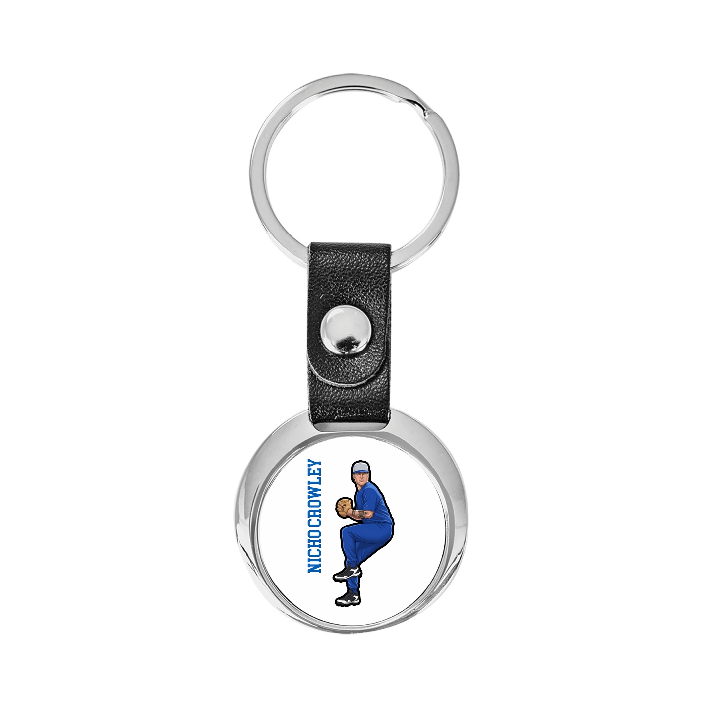 Key Chain — Name Vertical in Classic