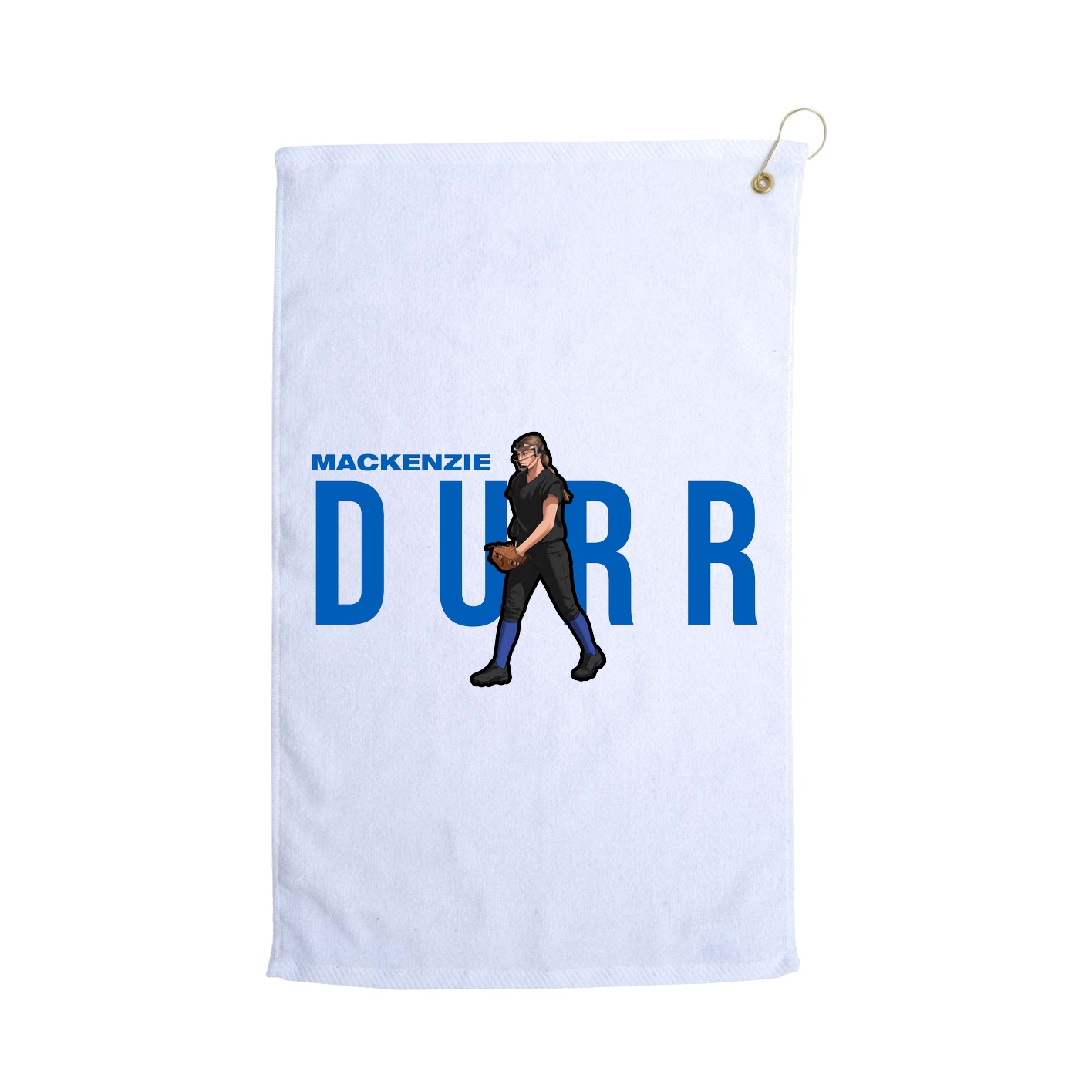 Golf Towel — Player Name in White